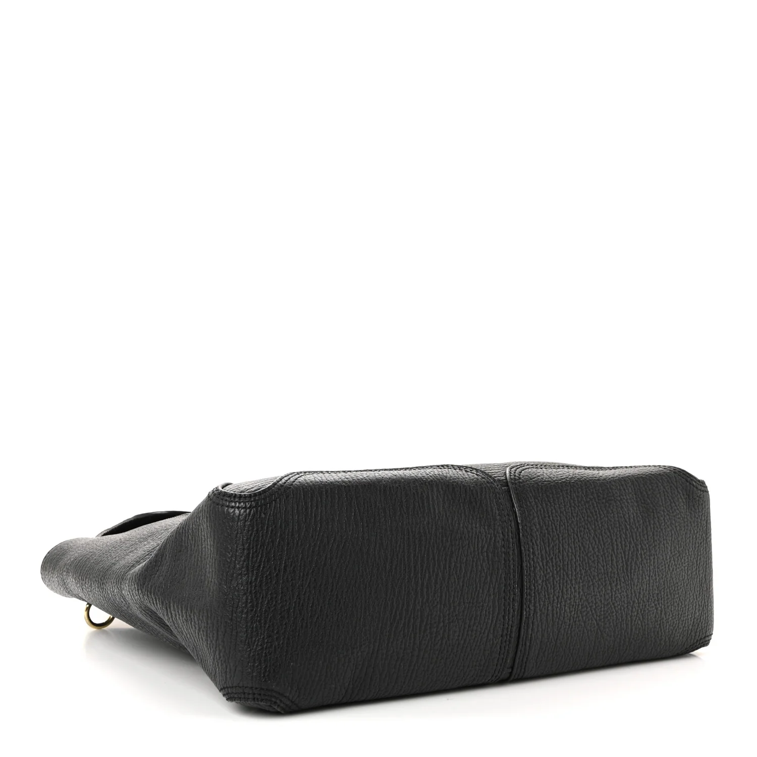 Textured Calfskin Large Pashli Satchel Black - Image 4
