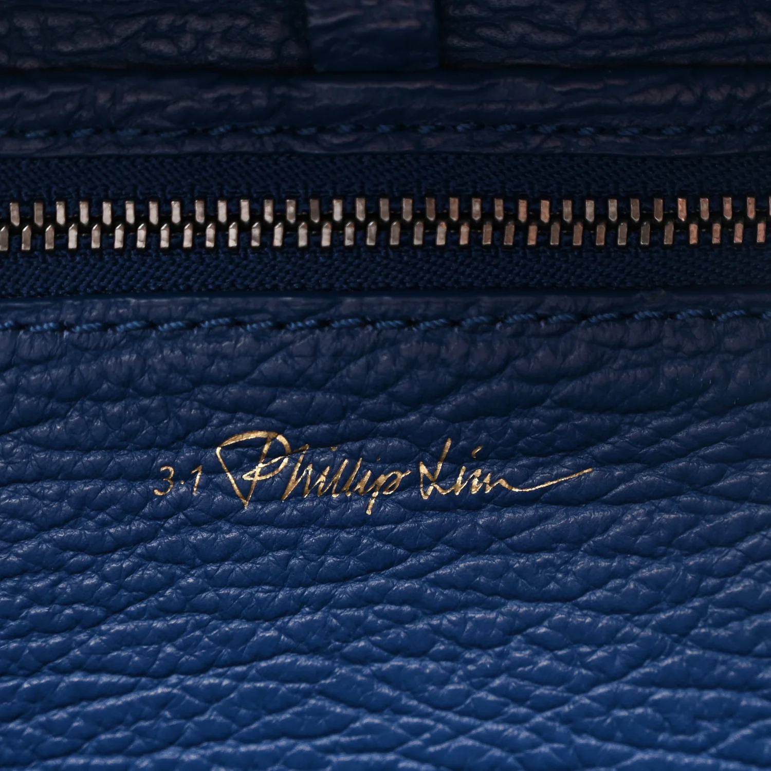 Textured Calfskin Pashli Backpack Cobalt - Image 6