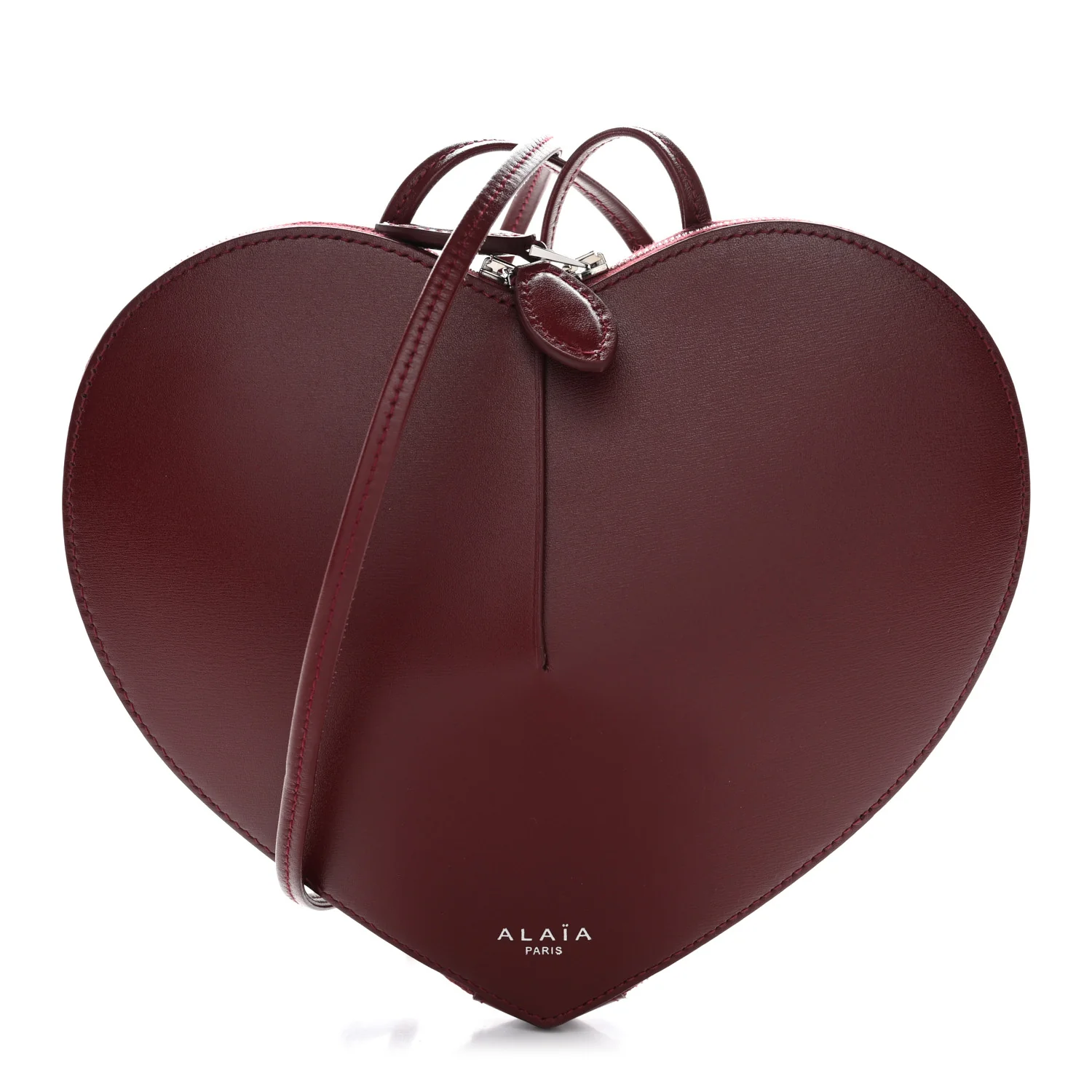 Lux Calfskin Le Coeur Bag Rouge Grenat