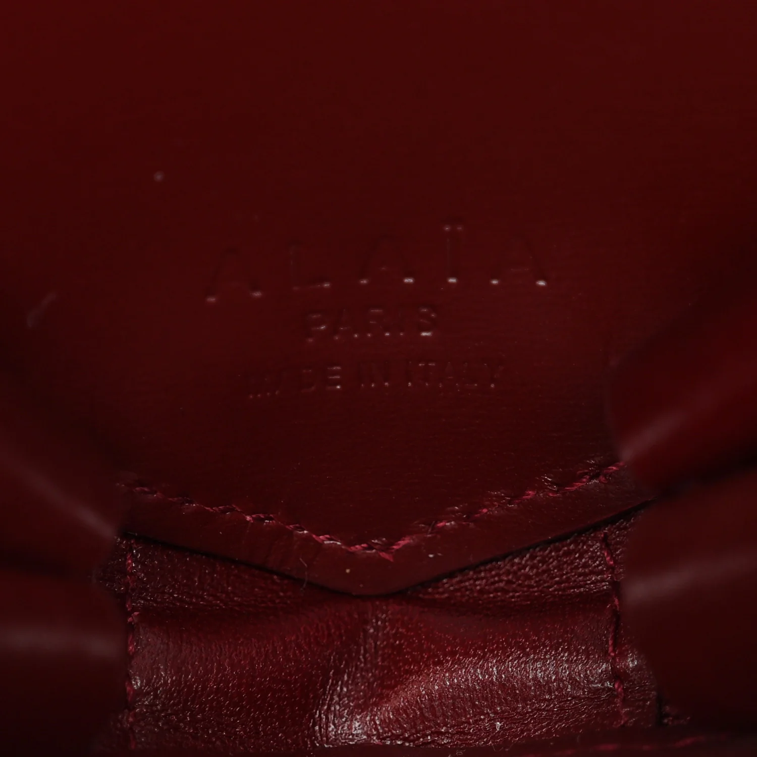 Lux Calfskin Le Coeur Bag Rouge Grenat - Image 6