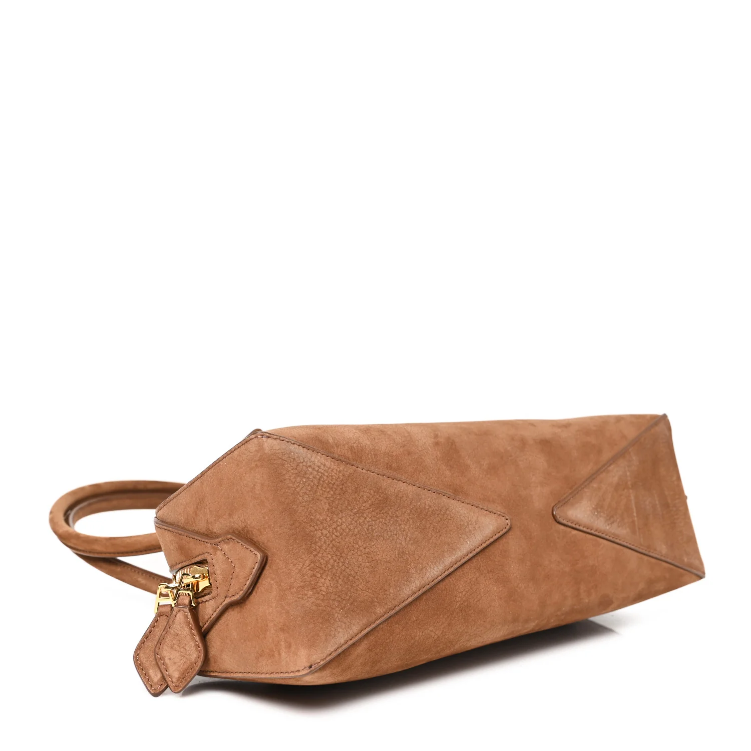 Nubuck Medium Le Teckel Bag Brown - Image 5