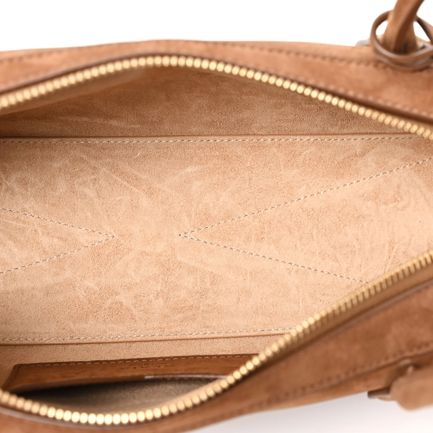 Nubuck Medium Le Teckel Bag Brown - Image 6
