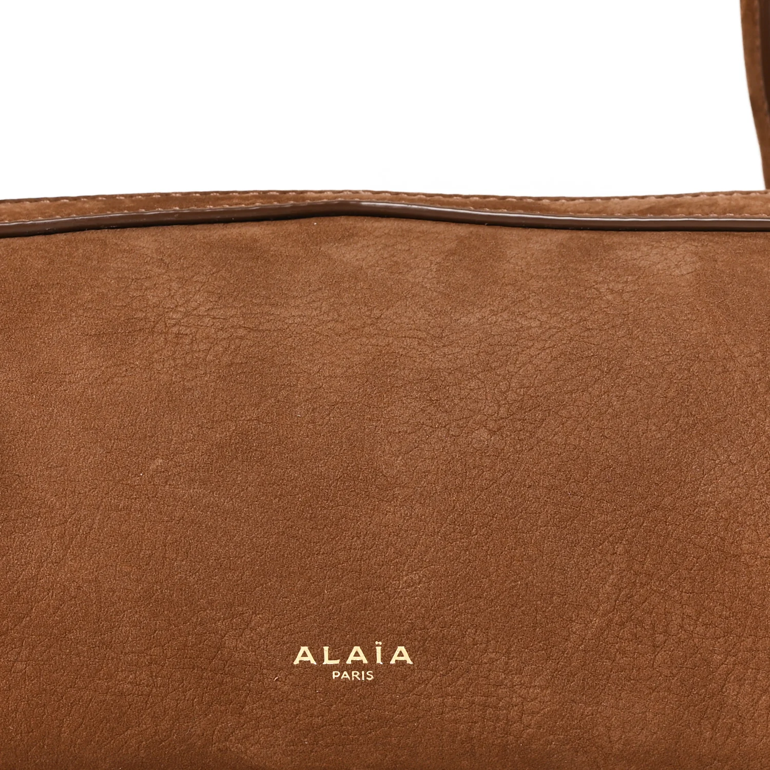 Nubuck Medium Le Teckel Bag Brown - Image 8