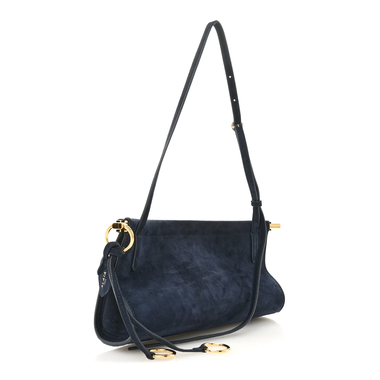 Suede Le Click East West Small Bag Midnight - Image 3
