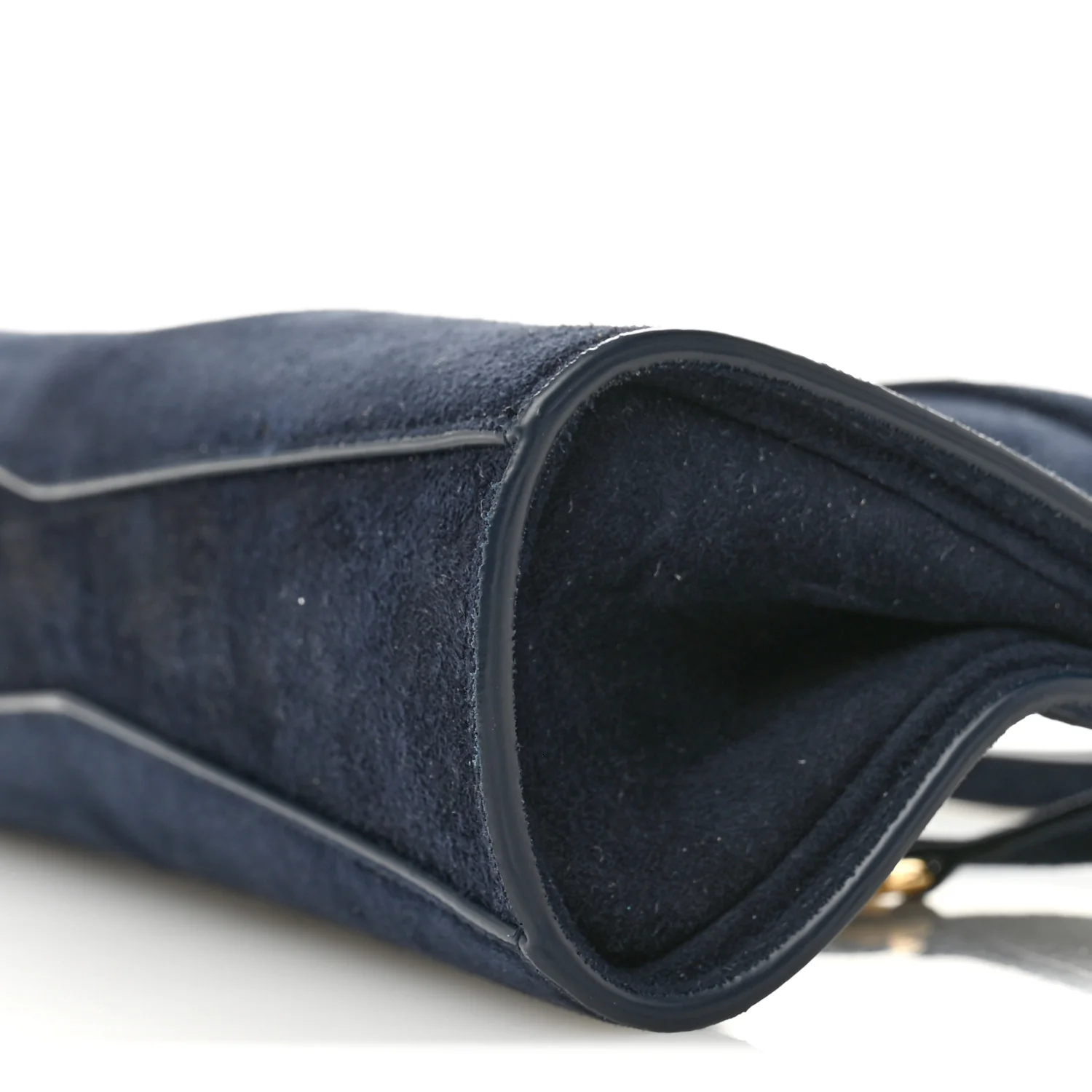 Suede Le Click East West Small Bag Midnight - Image 9