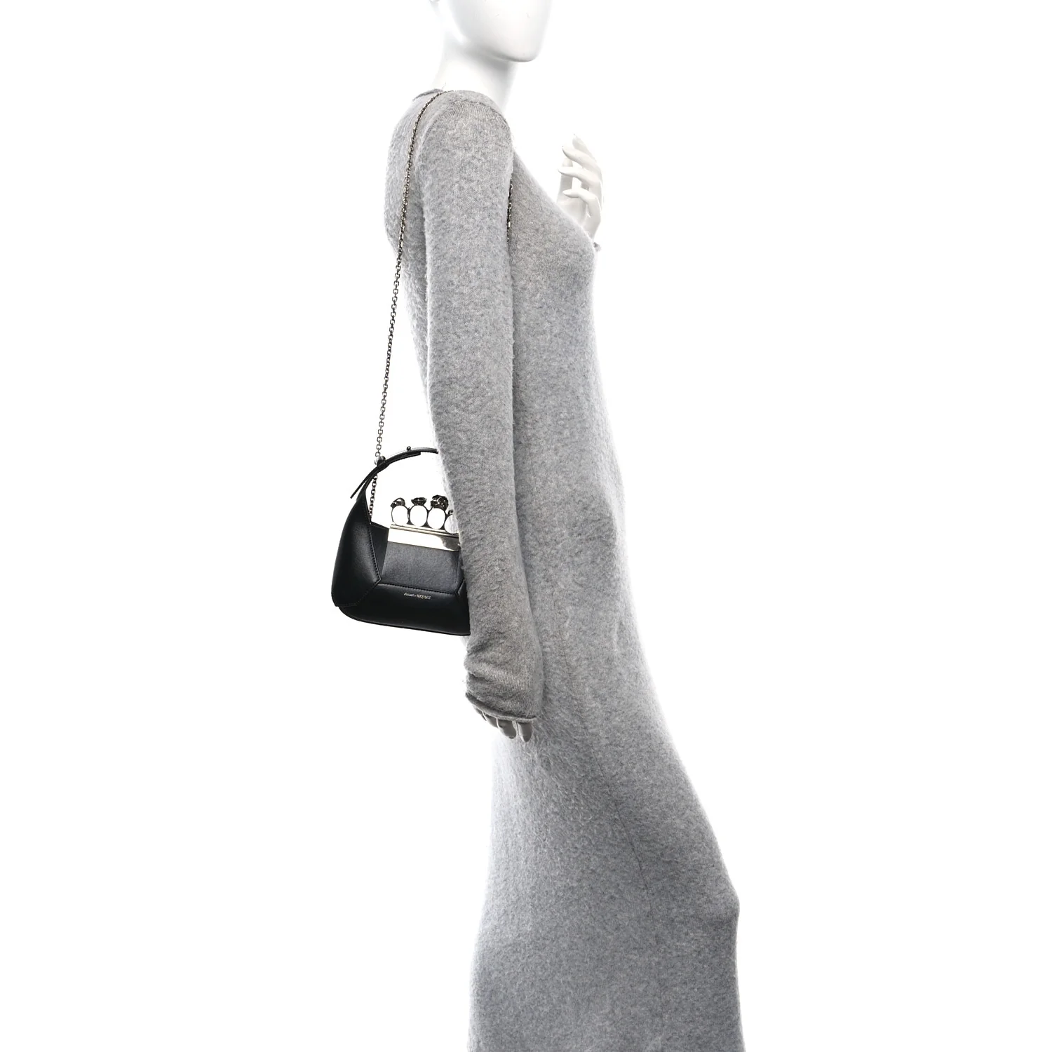 Calfskin Mini The Jeweled Hobo Black - Image 2