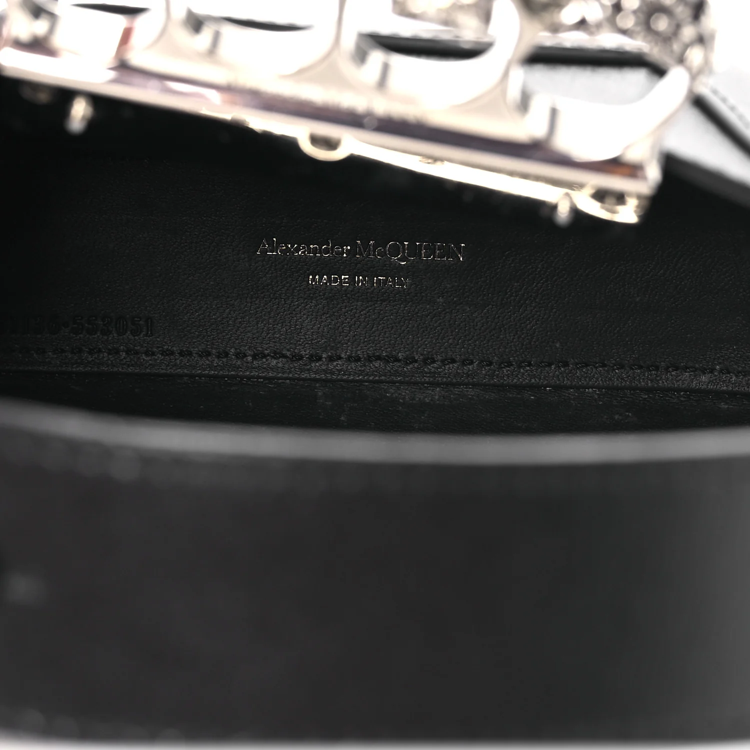 Calfskin Mini The Jeweled Hobo Black - Image 5
