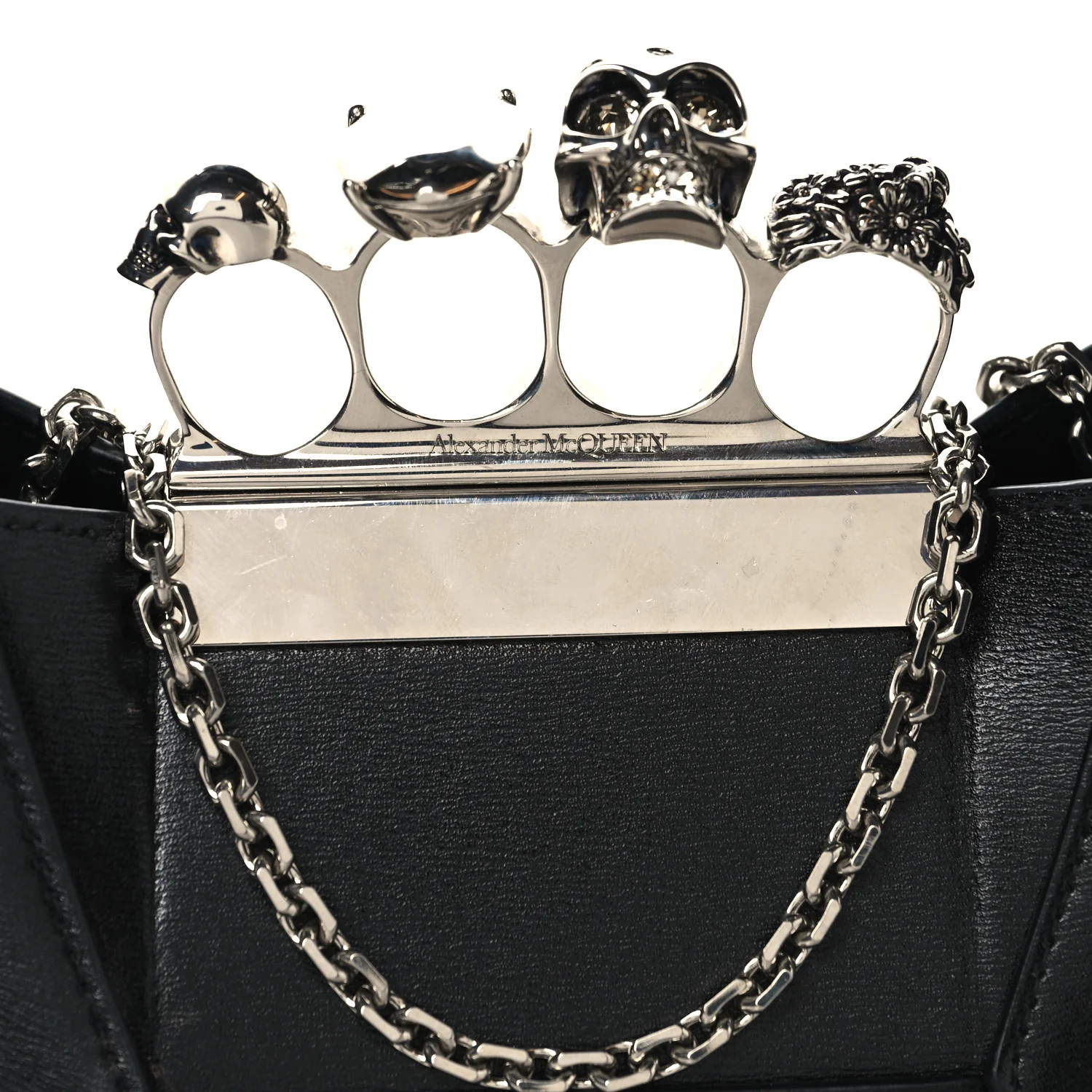 Calfskin Mini The Jeweled Hobo Black - Image 8