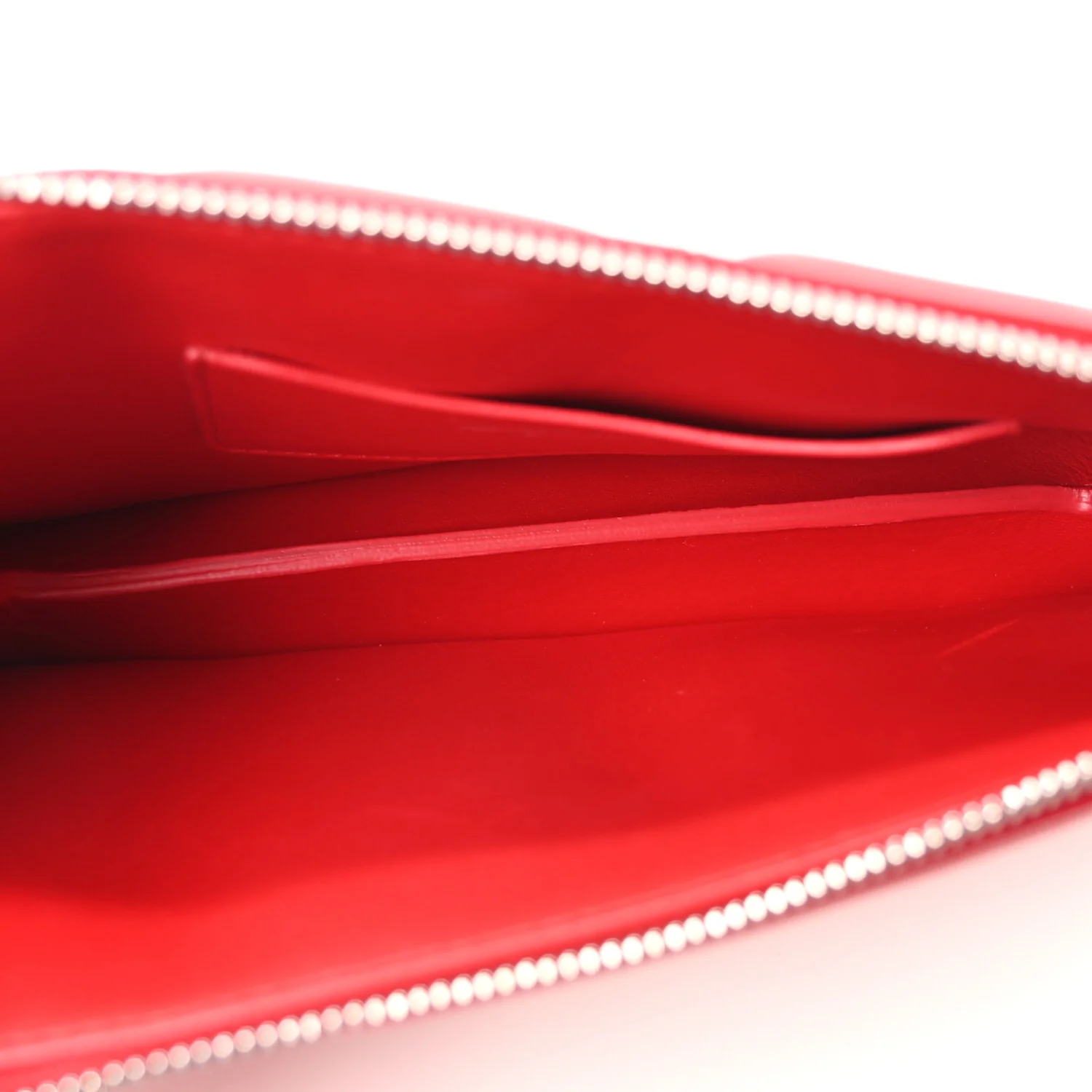 Calfskin Slash Pouch Welsh Red - Image 5