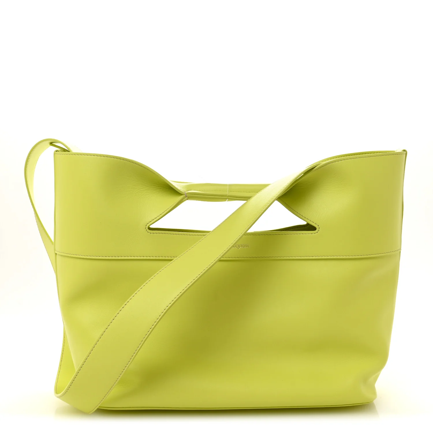 Calfskin Small The Bow Bag Green