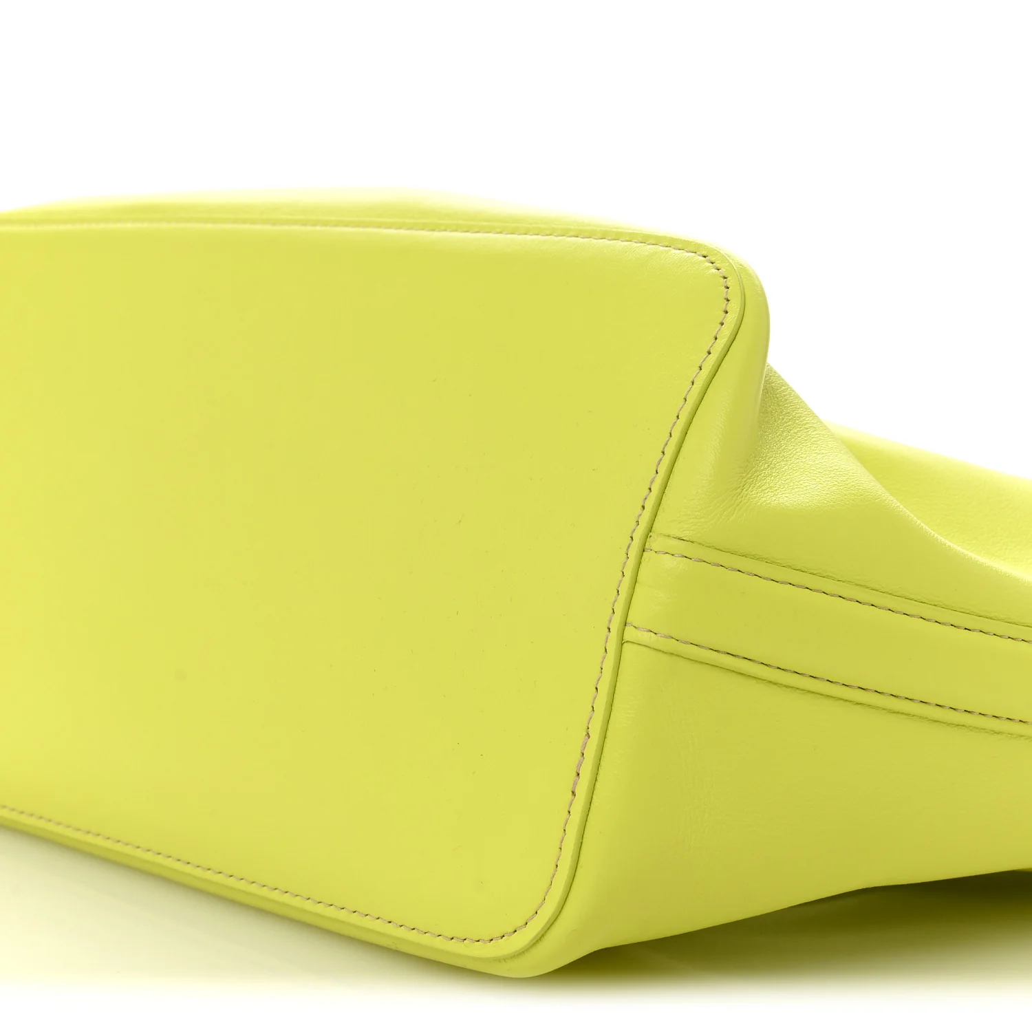 Calfskin Small The Bow Bag Green - Image 10