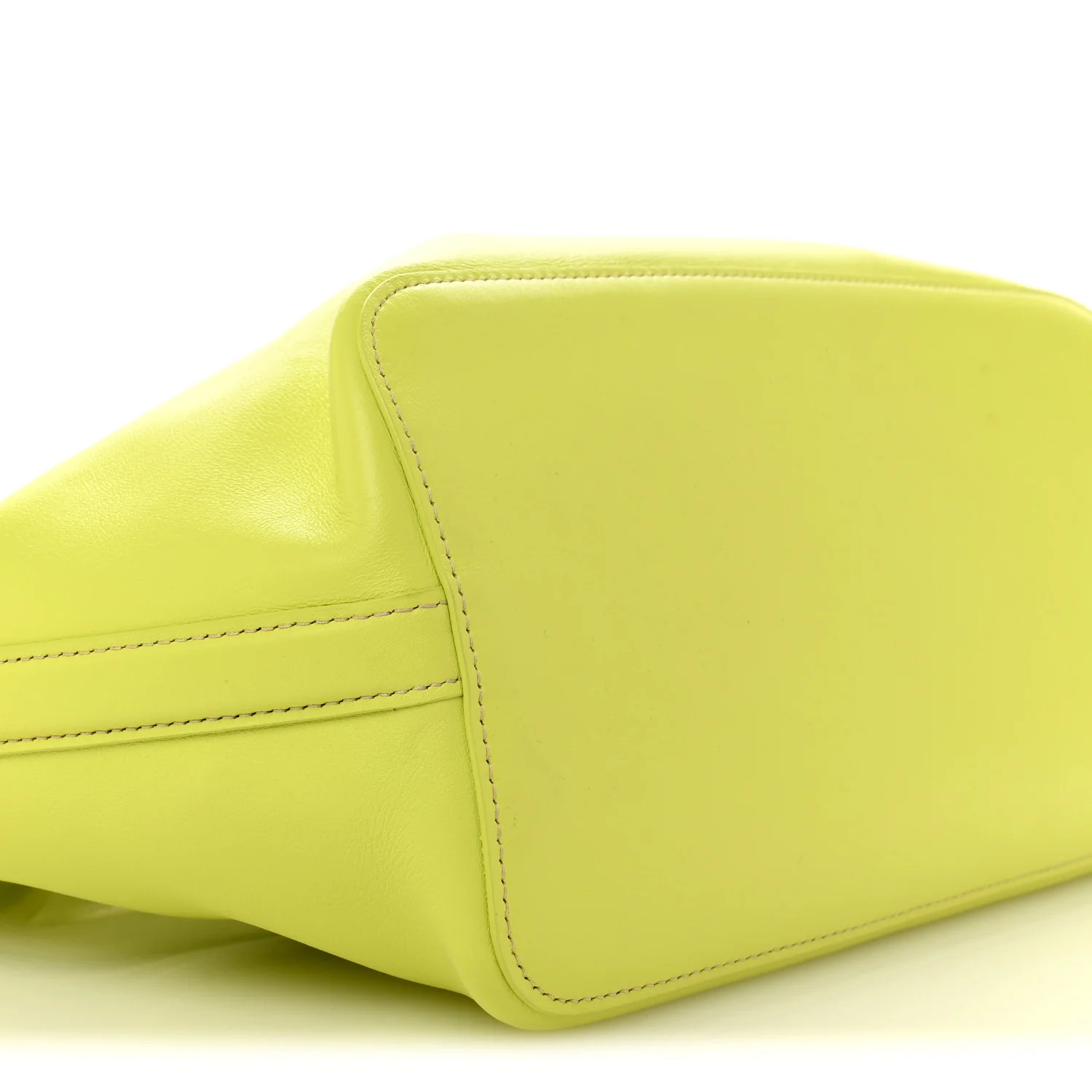 Calfskin Small The Bow Bag Green - Image 9