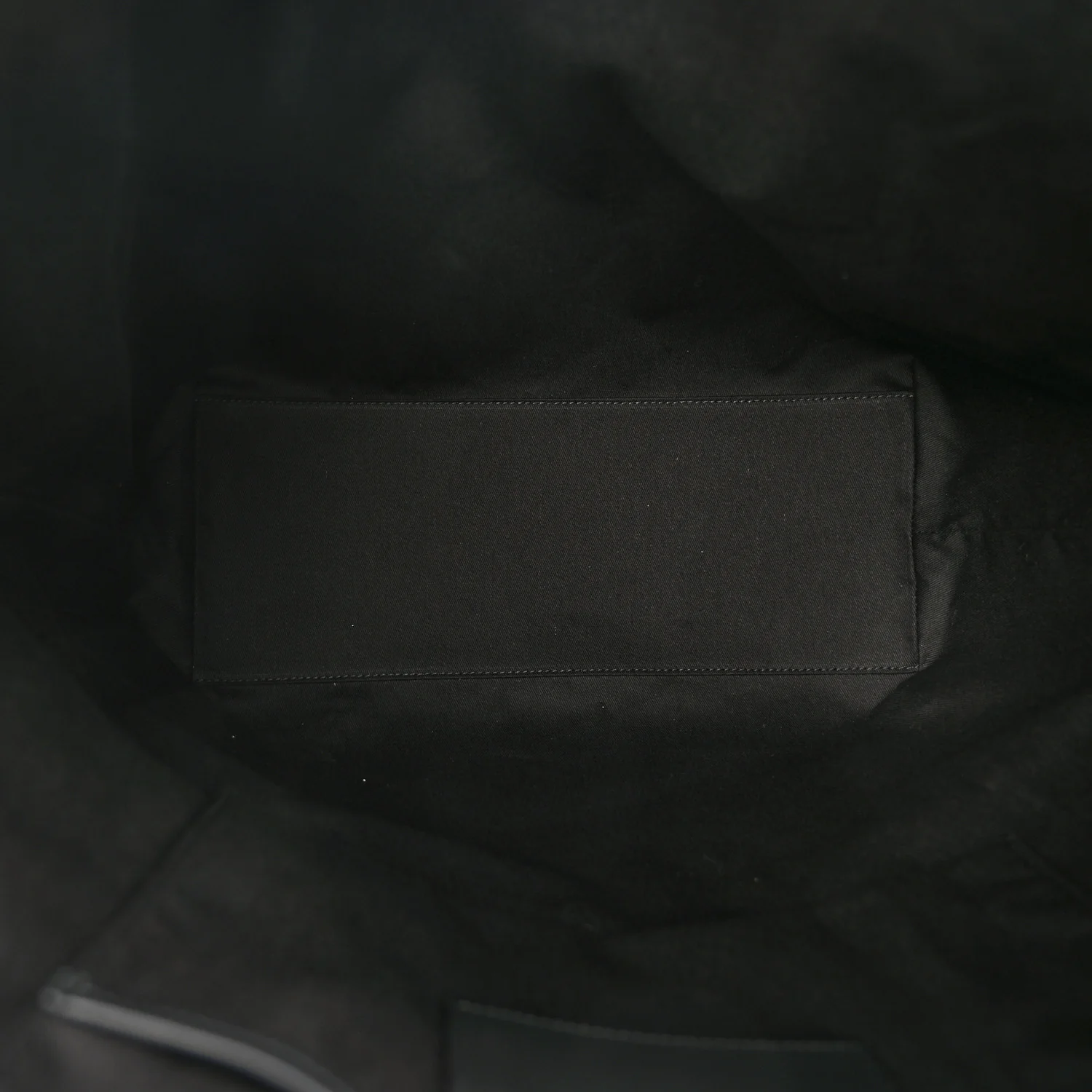 Canvas Calfskin T-Bar Shopping Bag Black - Image 5