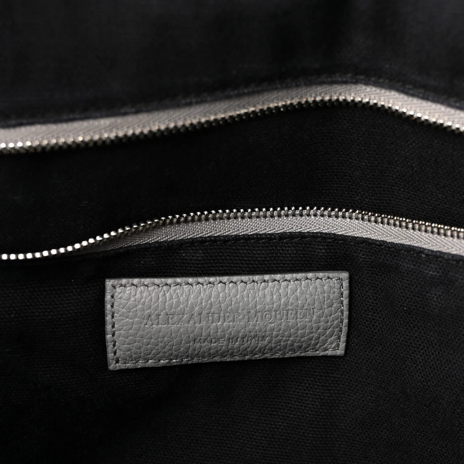 Grained Calfskin Medium Legend Satchel Grey Melange - Image 6