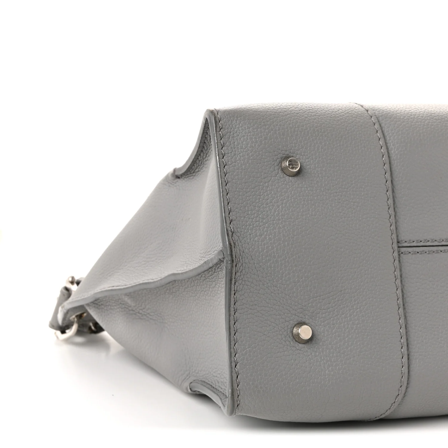 Grained Calfskin Medium Legend Satchel Grey Melange - Image 8