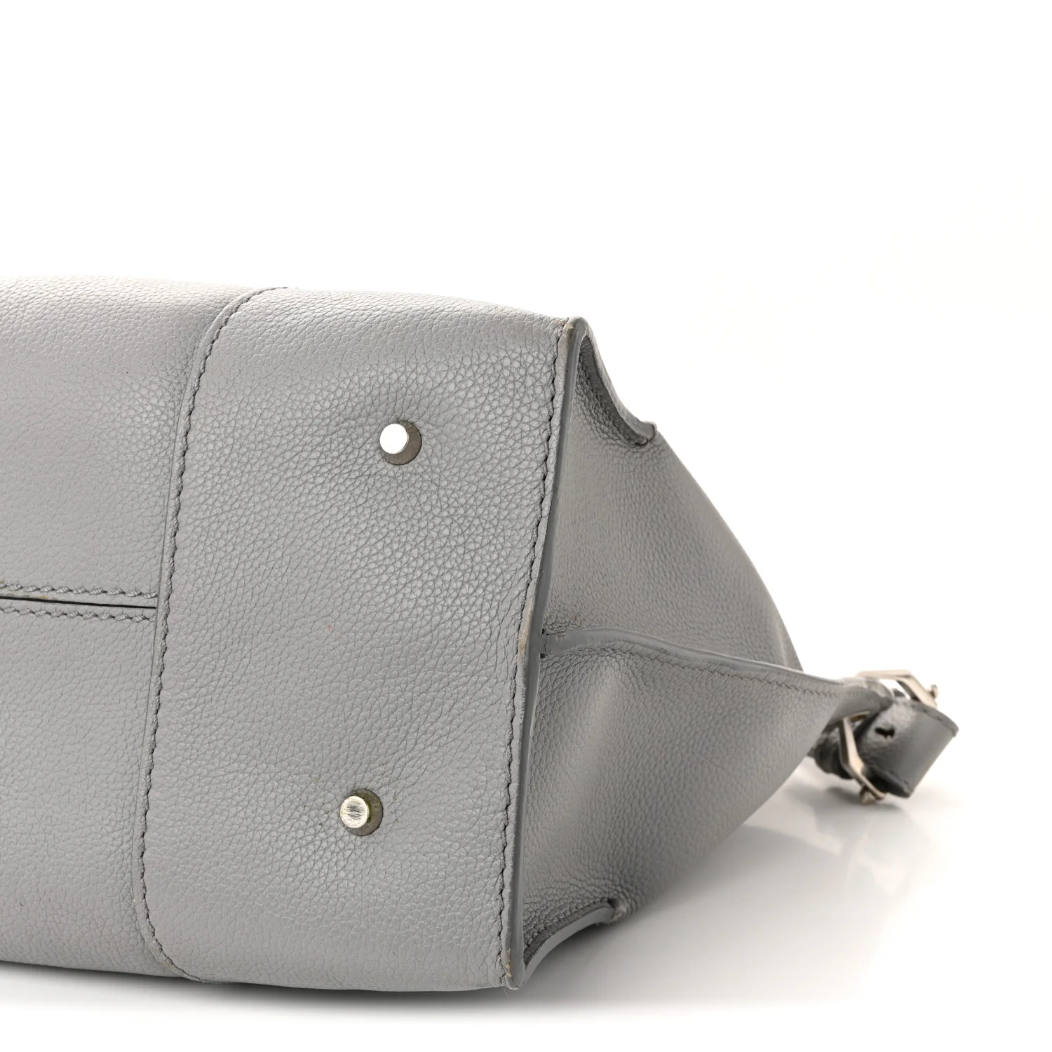 Grained Calfskin Medium Legend Satchel Grey Melange - Image 9