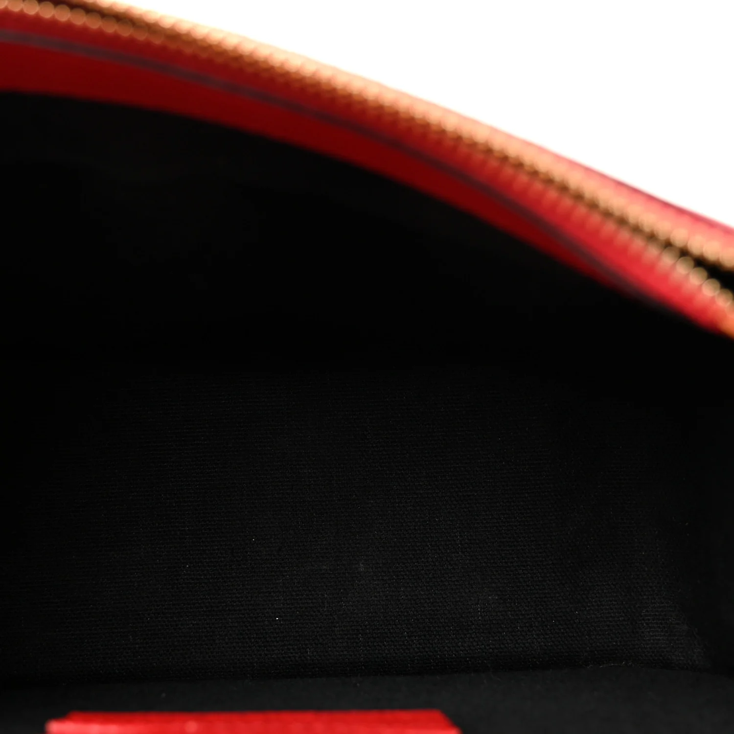 Grained Calfskin Padlock Crossbody Bag Red - Image 5