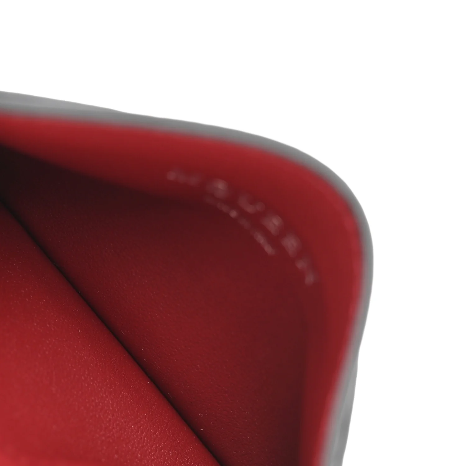 Grained Calfskin Sling Stud Card Holder Black - Image 5