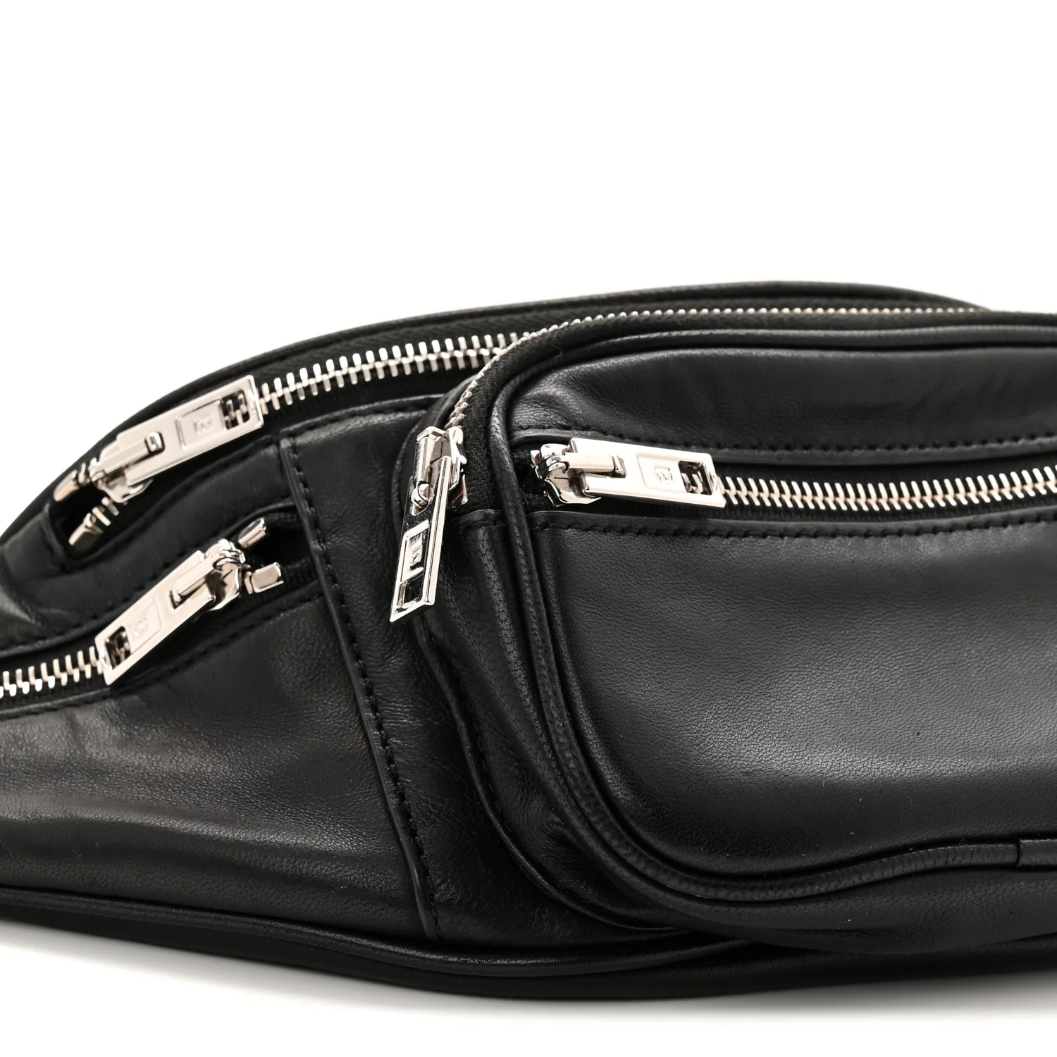 Lambskin Attica Belt Bag Black - Image 9