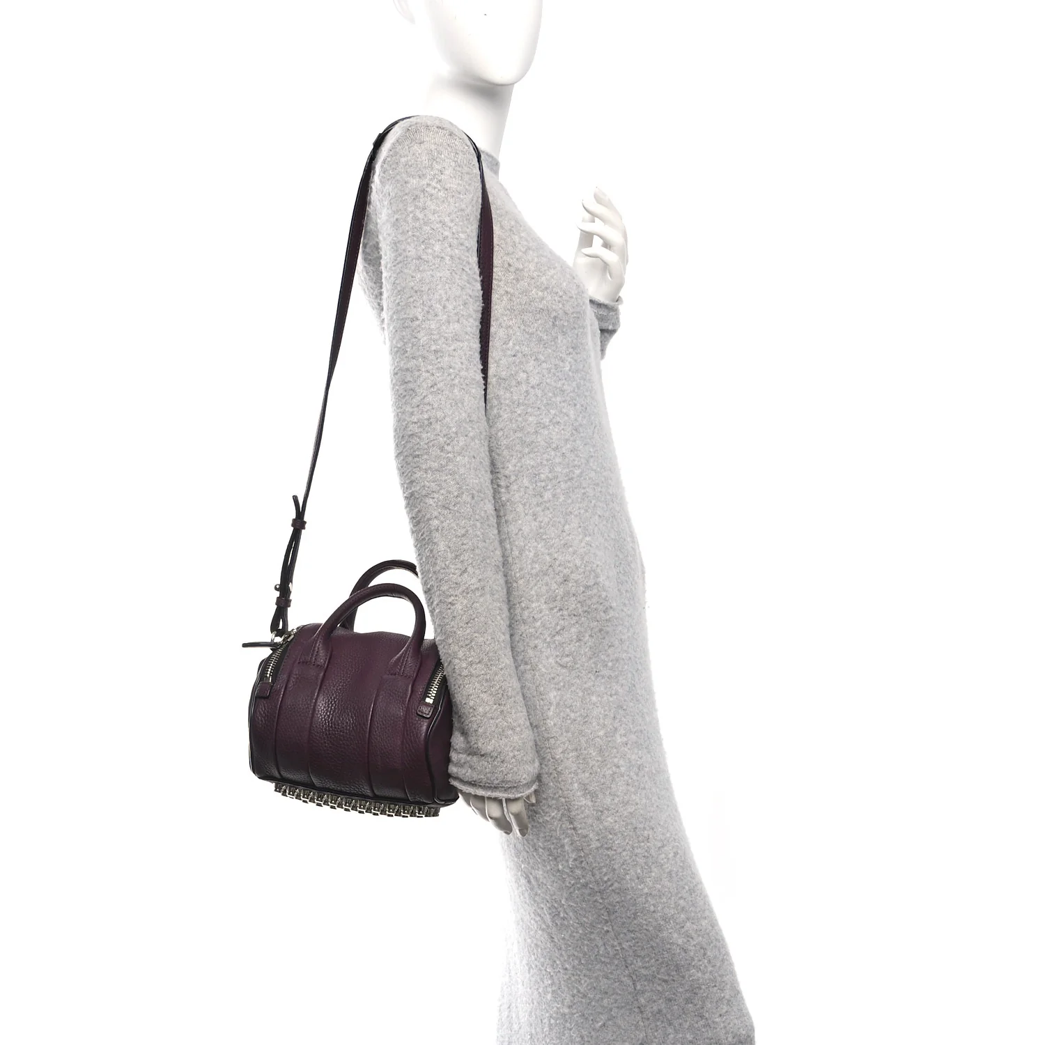 Pebbled Calfskin Mini Rockie Oxblood - Image 2