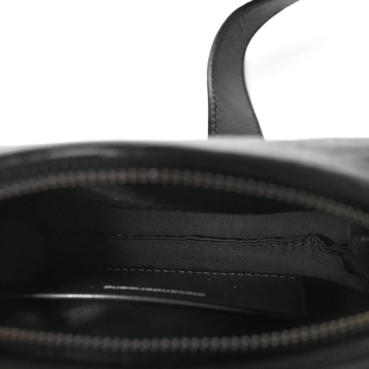 Pebbled Lambskin Mini Ricco Shoulder Bag Black - Image 5