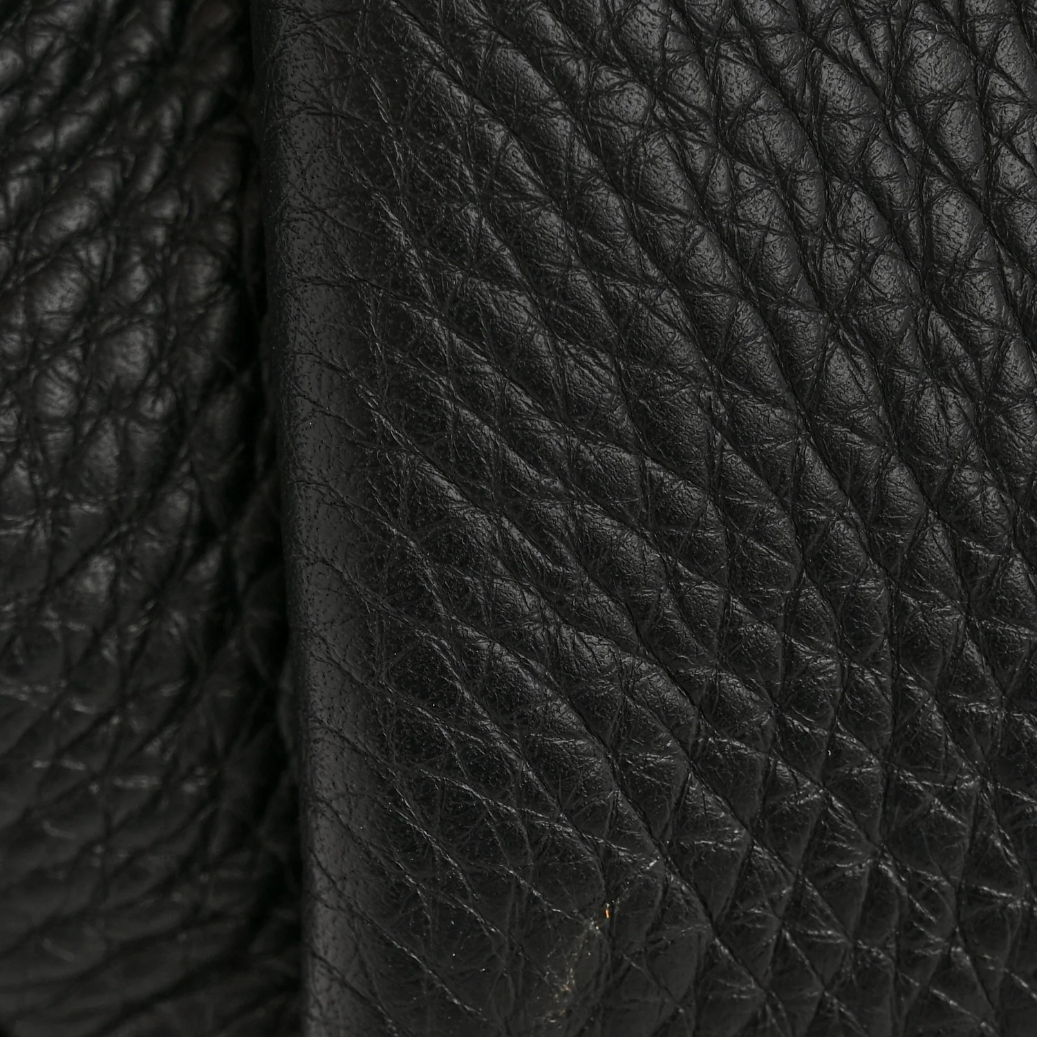 Pebbled Lambskin Rockie Black Pale Gold Hardware - Image 13