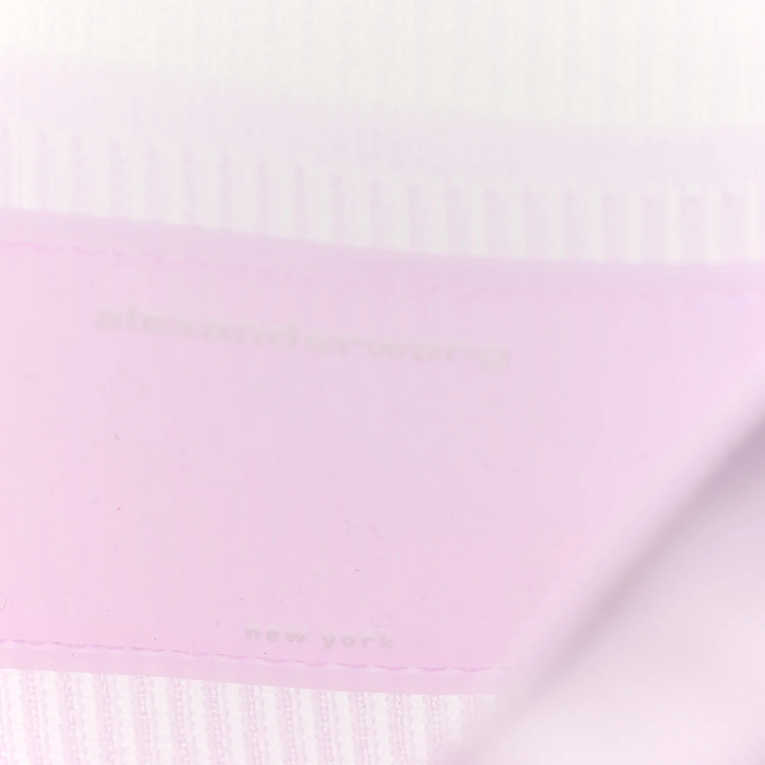 Ribbed Knit Small Ryan Bag Lavender - Image 7