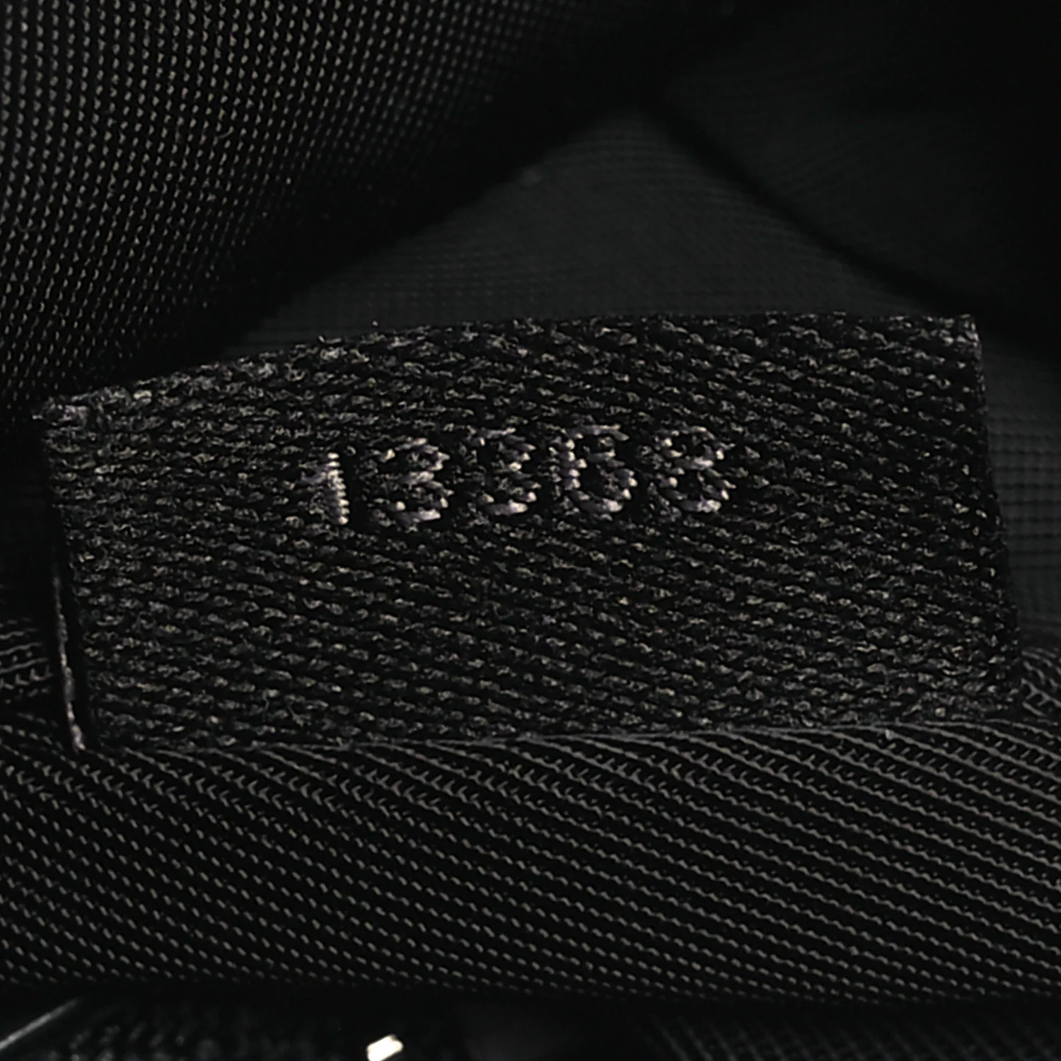 Stingray Calfskin Perforated Sneaker Clutch Black Red White - Image 8