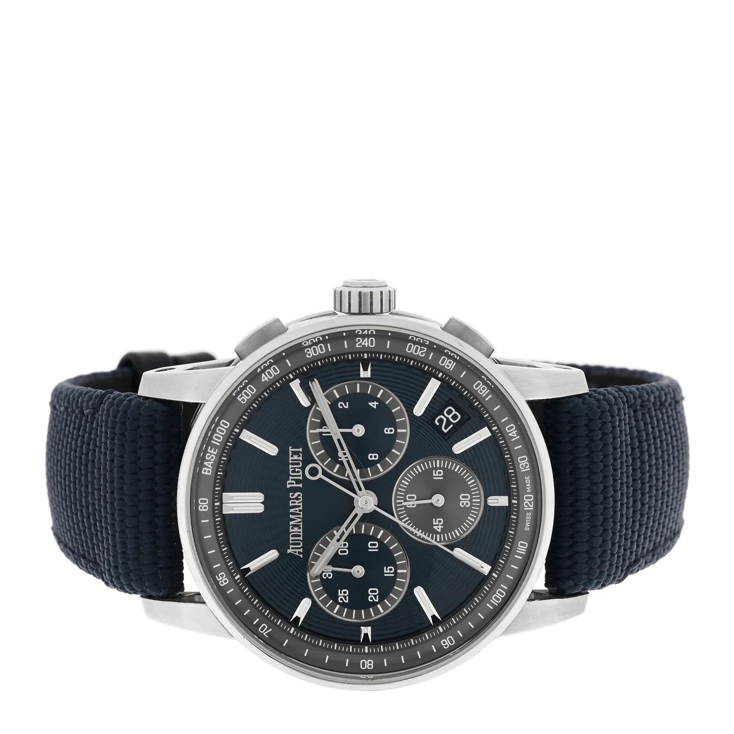 Stainless Steel Fabric 41mm Code 11.59 Automatic Watch Blue 26393ST.OO.A348KB.01 - Image 2