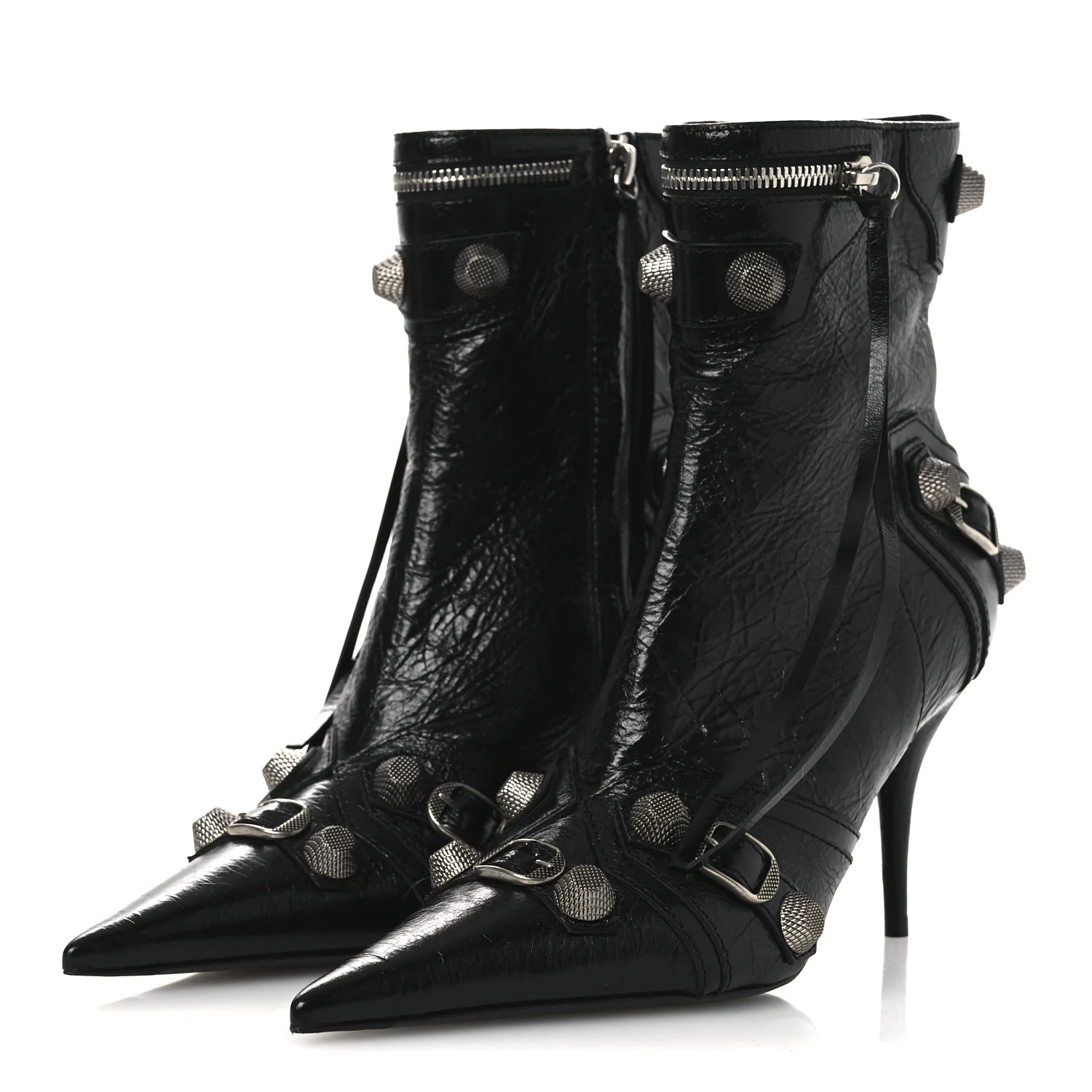Agneau Arena Cagole 90mm Ankle Boots 39 Black - Image 4