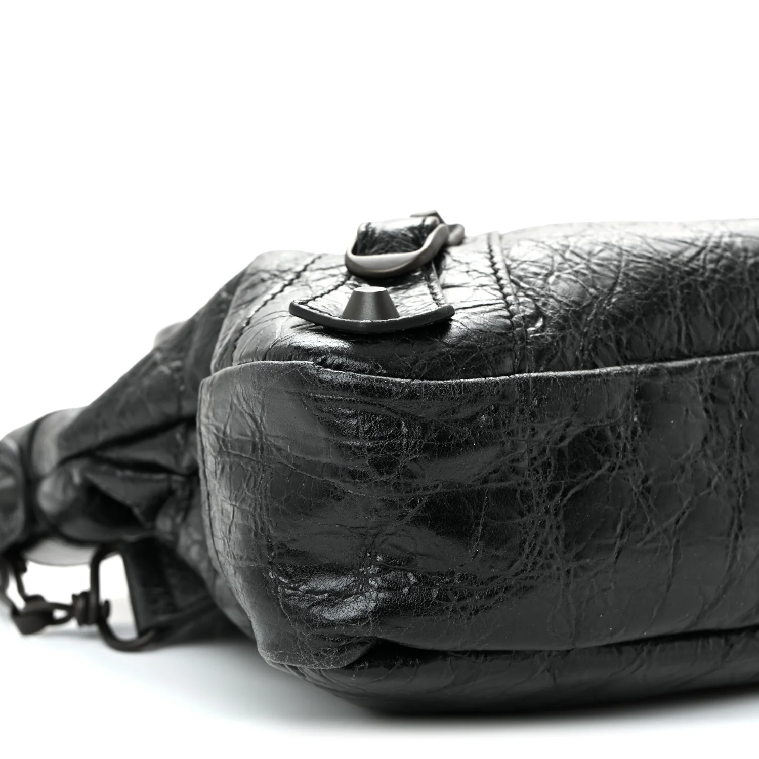 Agneau Arena Classic Hardware Le City First Bag Black - Image 9