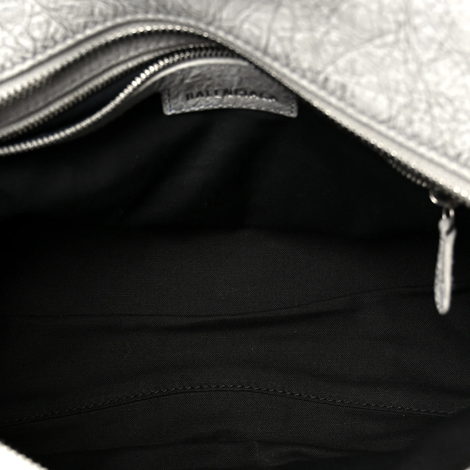 Agneau Arena Dirty Effect Arena Small Neo Cagole City Handbag Optic White - Image 6