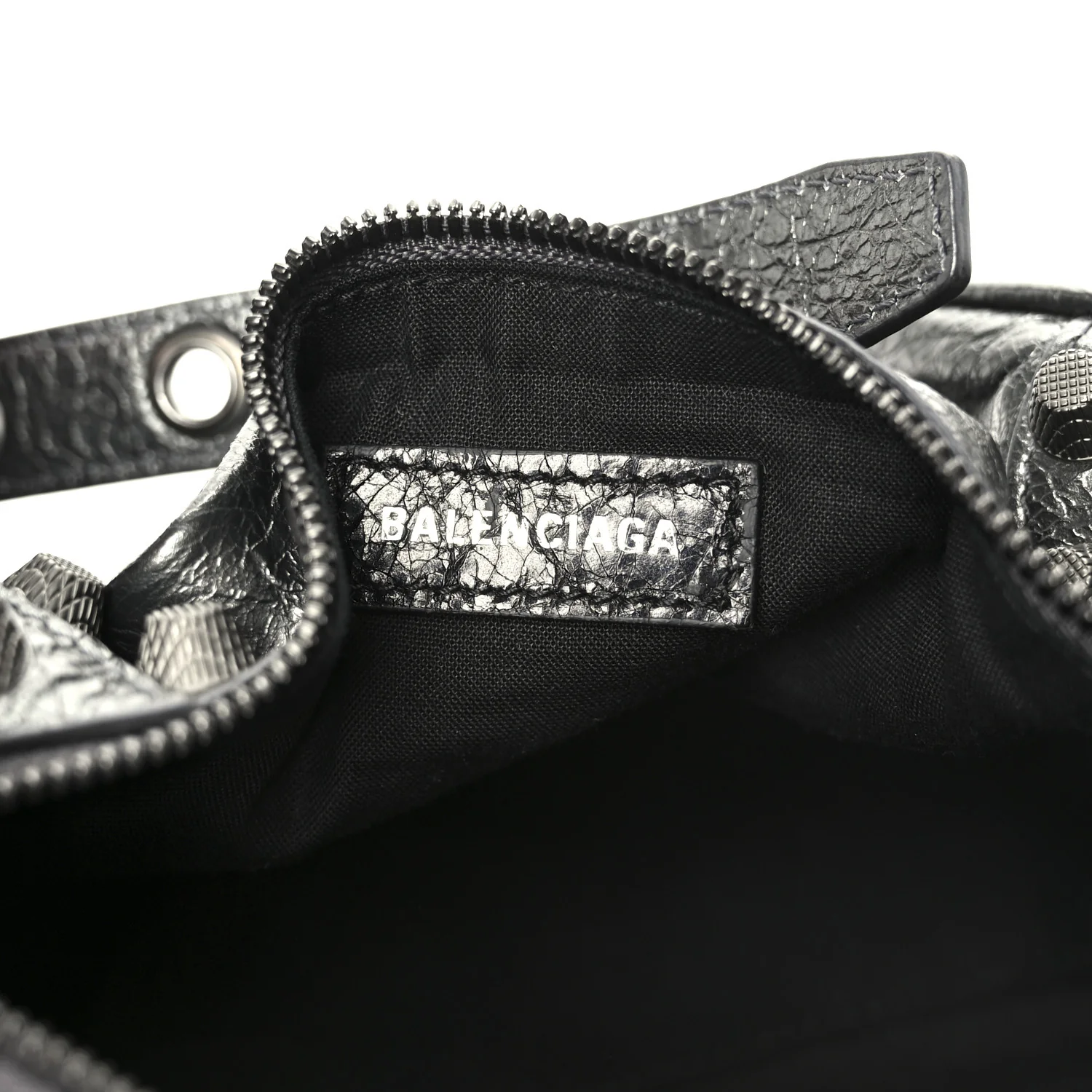 Agneau Arena Le Cagole Cylinder Bag Steel Grey - Image 6