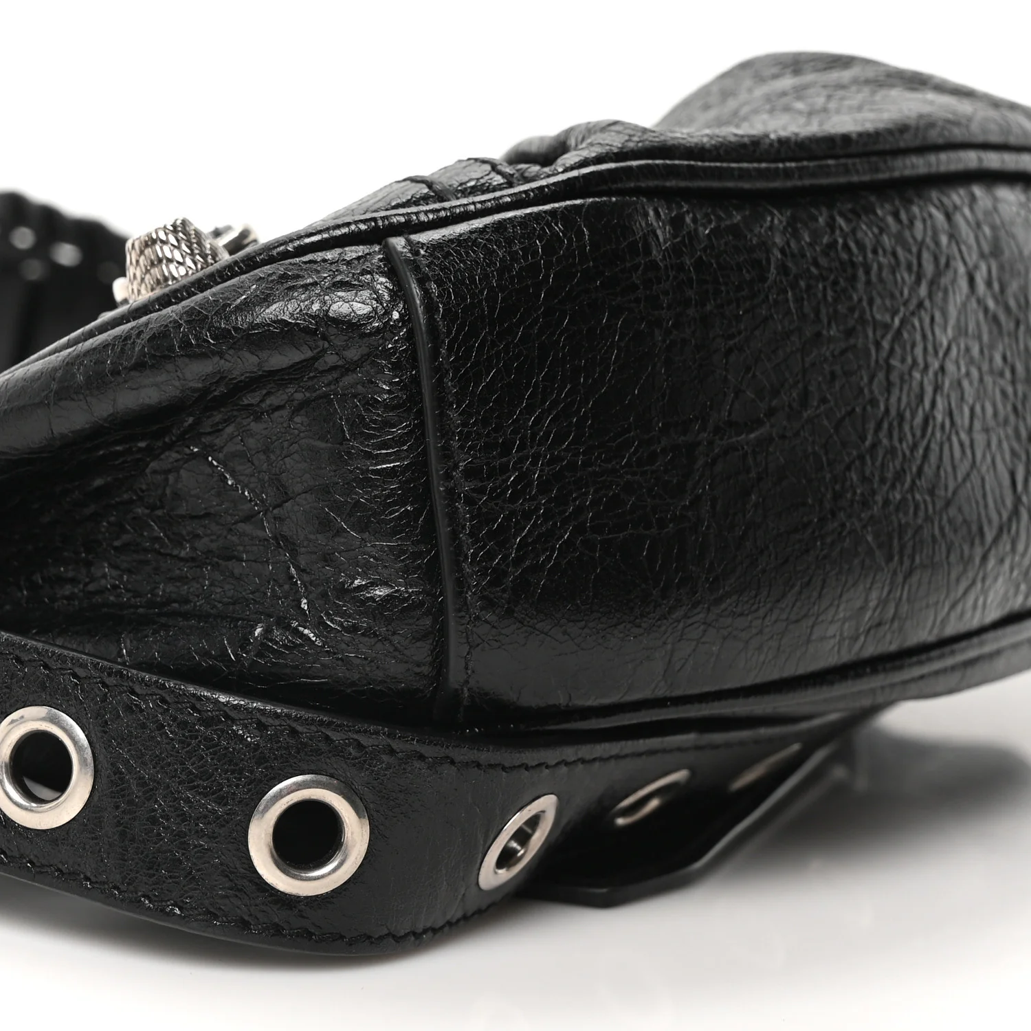 Agneau Arena Le Cagole Shoulder Bag XS Black - Image 10