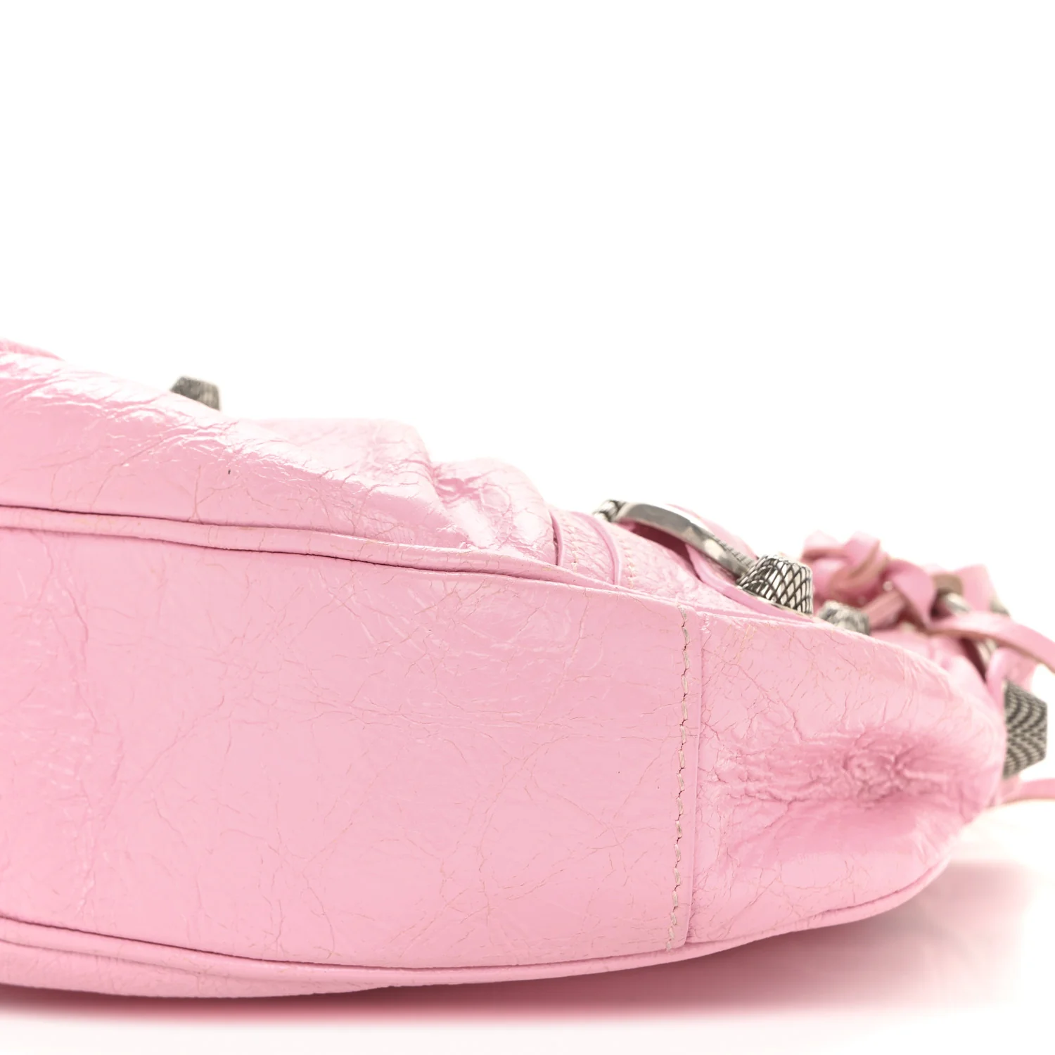 Agneau Arena Le Cagole Shoulder Bag XS Candy Pink - Image 11