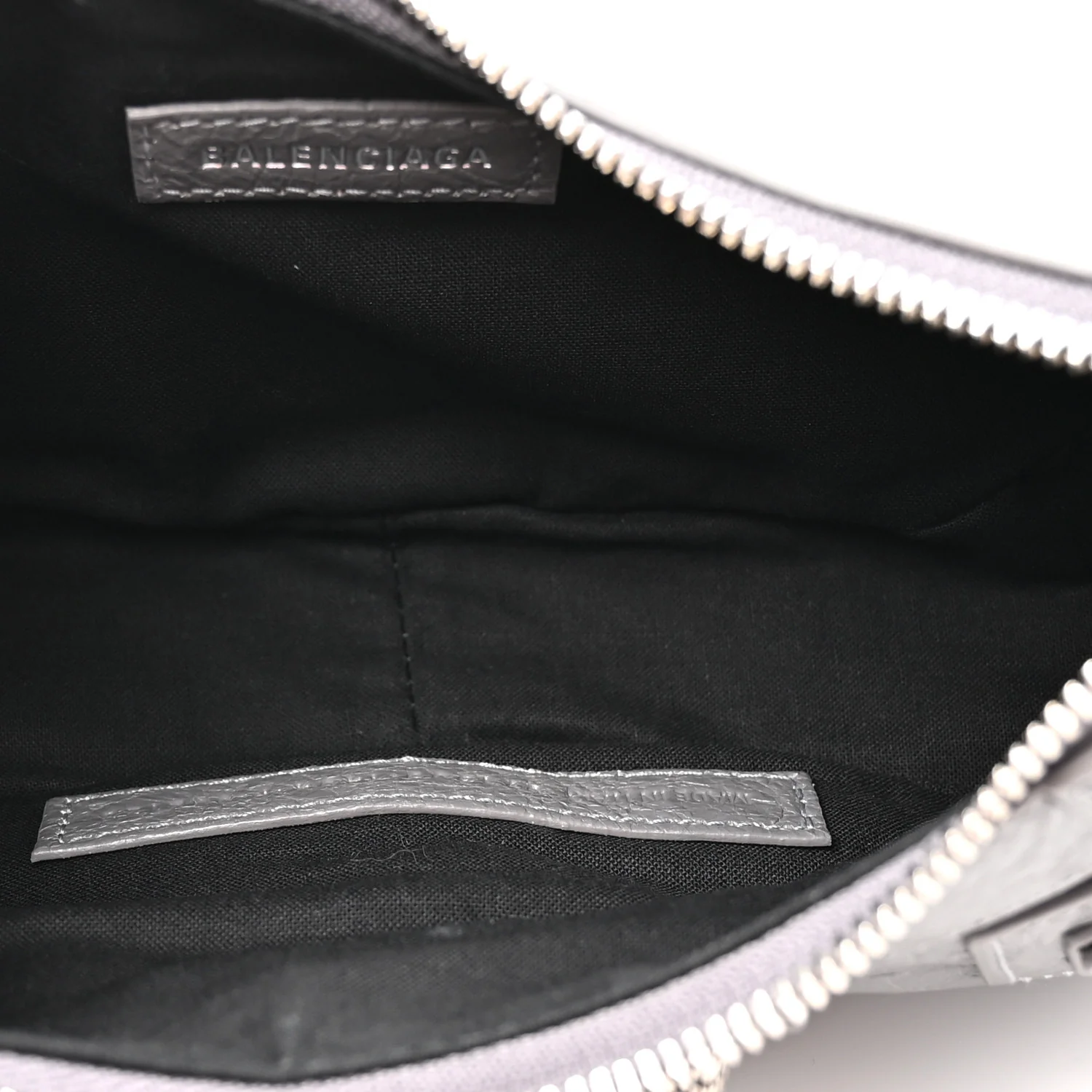 Agneau Arena Le Cagole Shoulder Bag XS Dark Grey - Image 6