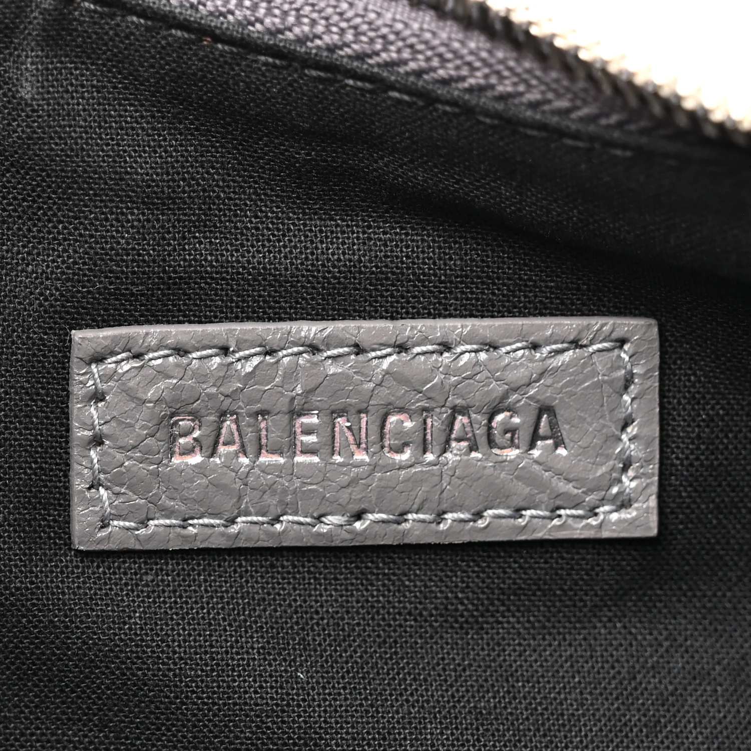 Agneau Arena Le Cagole Shoulder Bag XS Dark Grey - Image 7