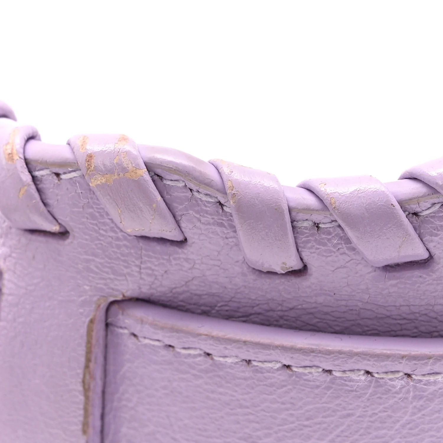 Agneau Arena Le Cagole Shoulder Bag XS Lilac - Image 13