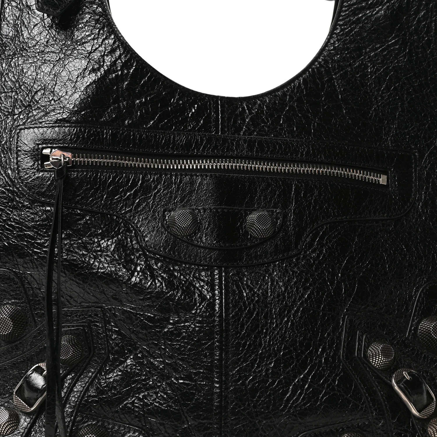 Agneau Arena Medium Le Cagole Carry All Bag Black - Image 8