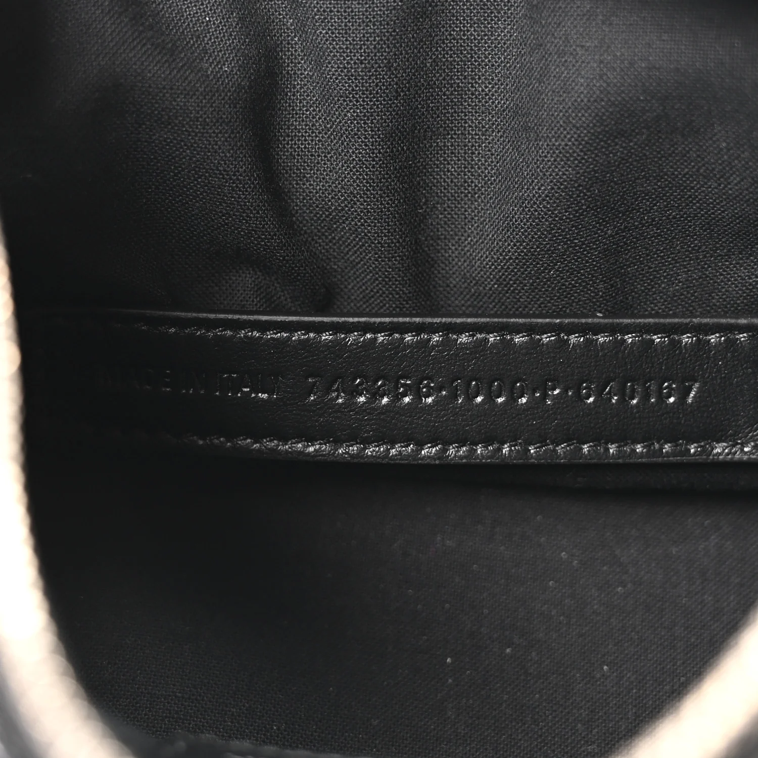 Agneau Arena Mini Le Cagole Duffle Crossbody Bag Black - Image 8