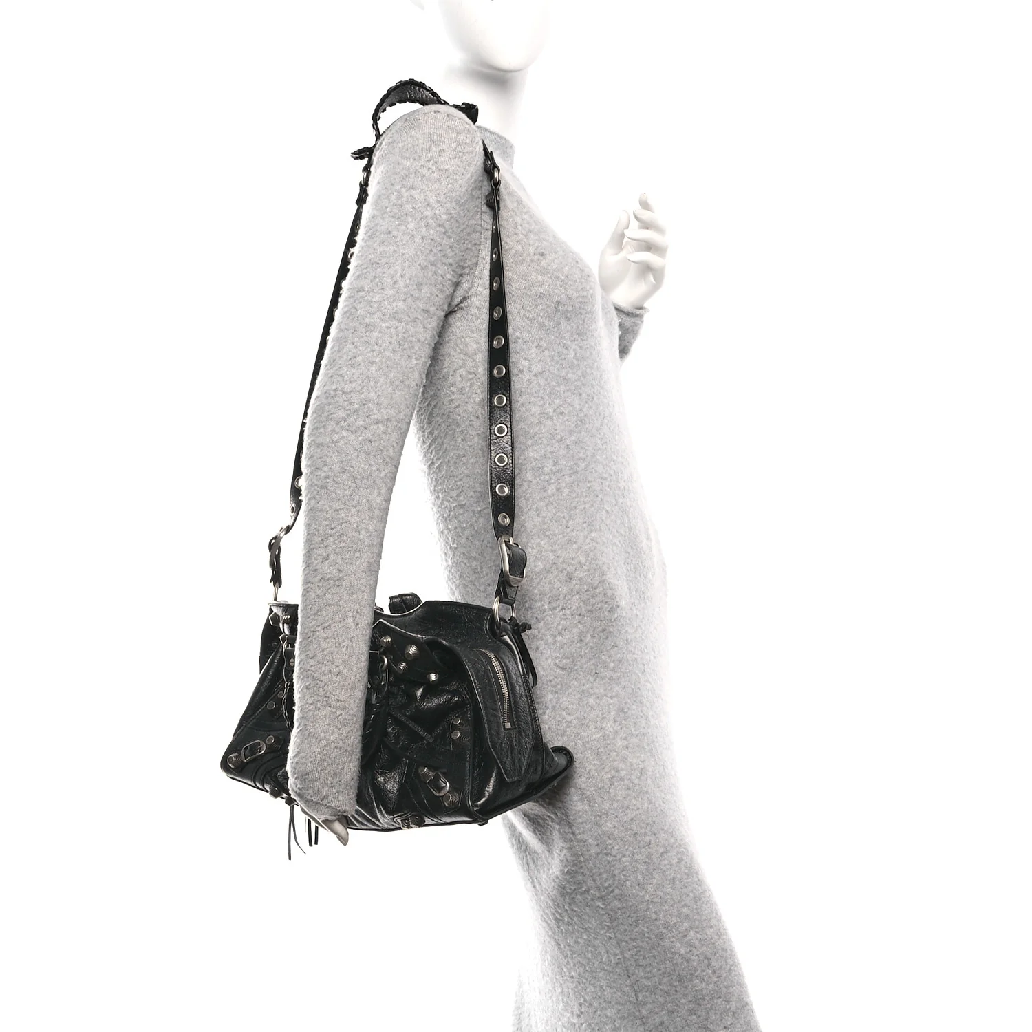 Agneau Arena Neo Cagole City Handbag Black - Image 2