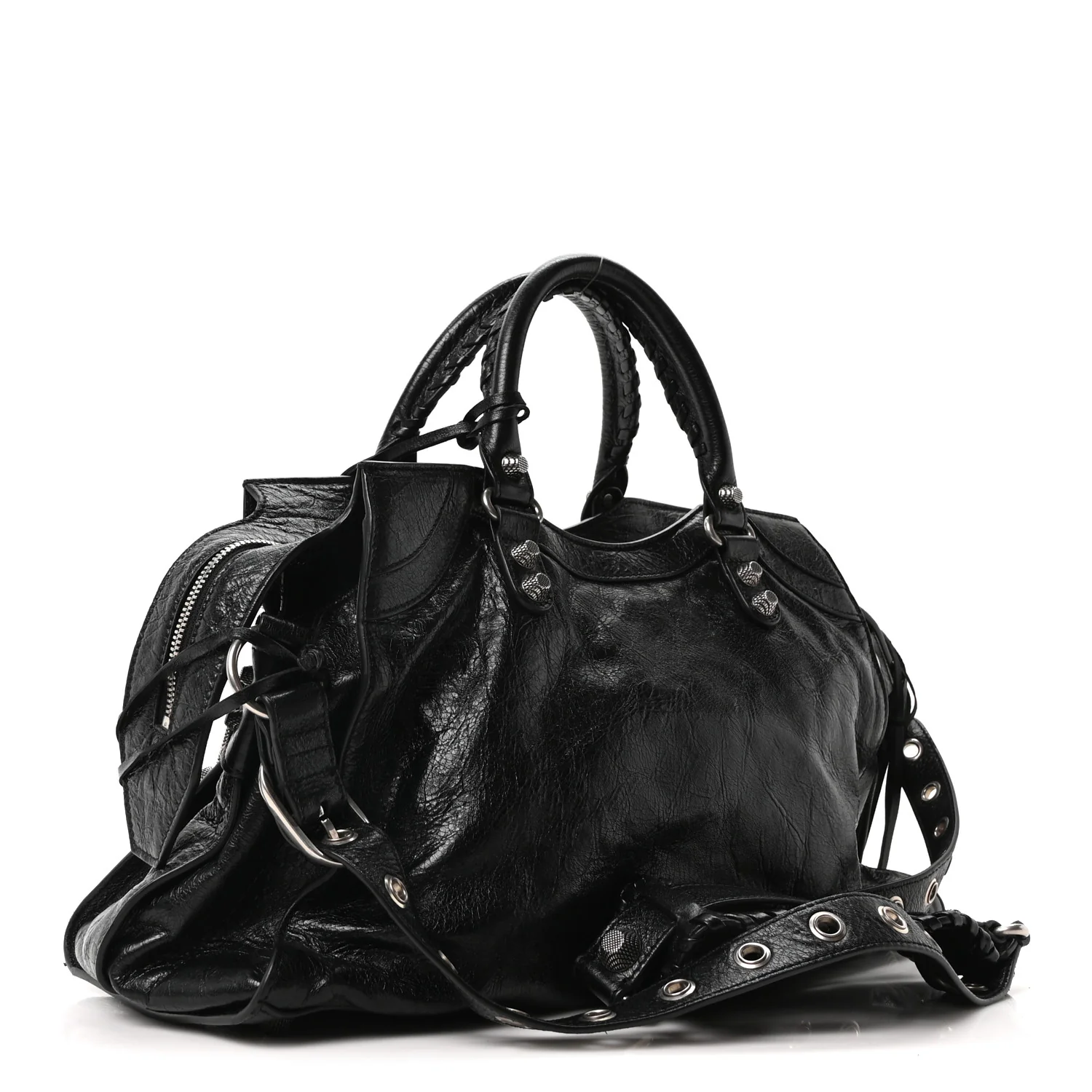 Agneau Arena Neo Cagole City Handbag Black - Image 4