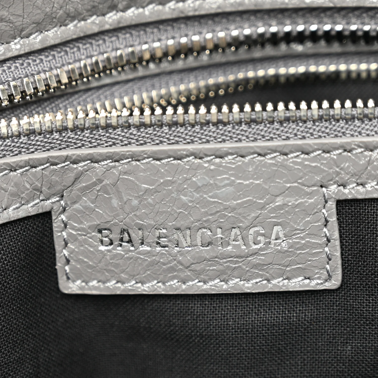 Agneau Arena Neo Cagole City Handbag Dark Grey - Image 7