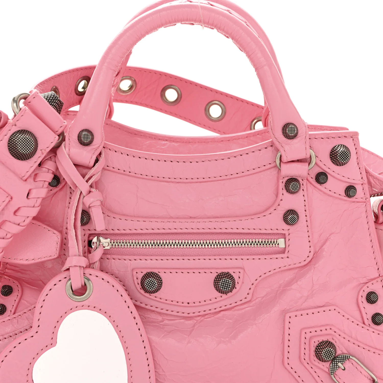 Agneau Arena Neo Cagole Handbag XS Sweet Pink - Image 9