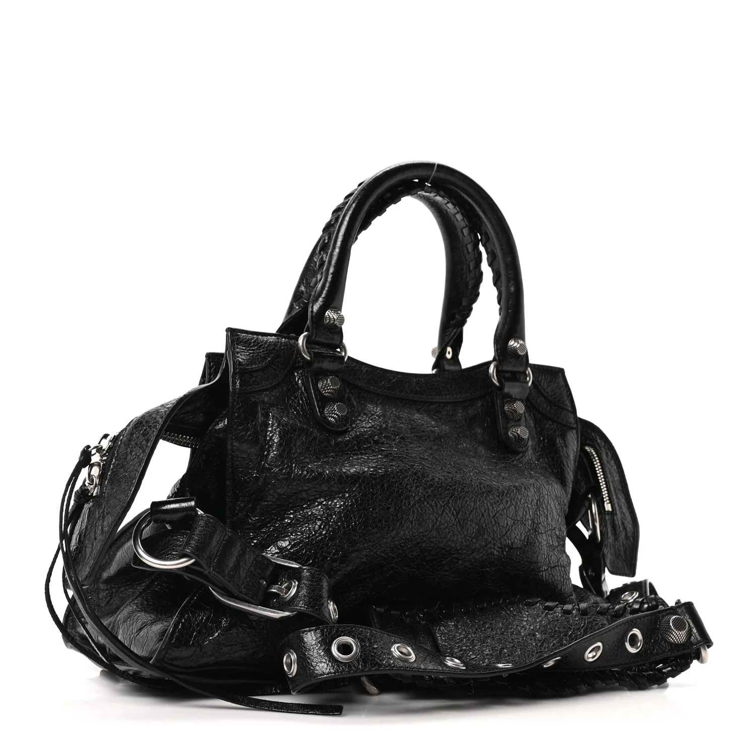 Agneau Arena Small Neo Cagole City Handbag Black - Image 3