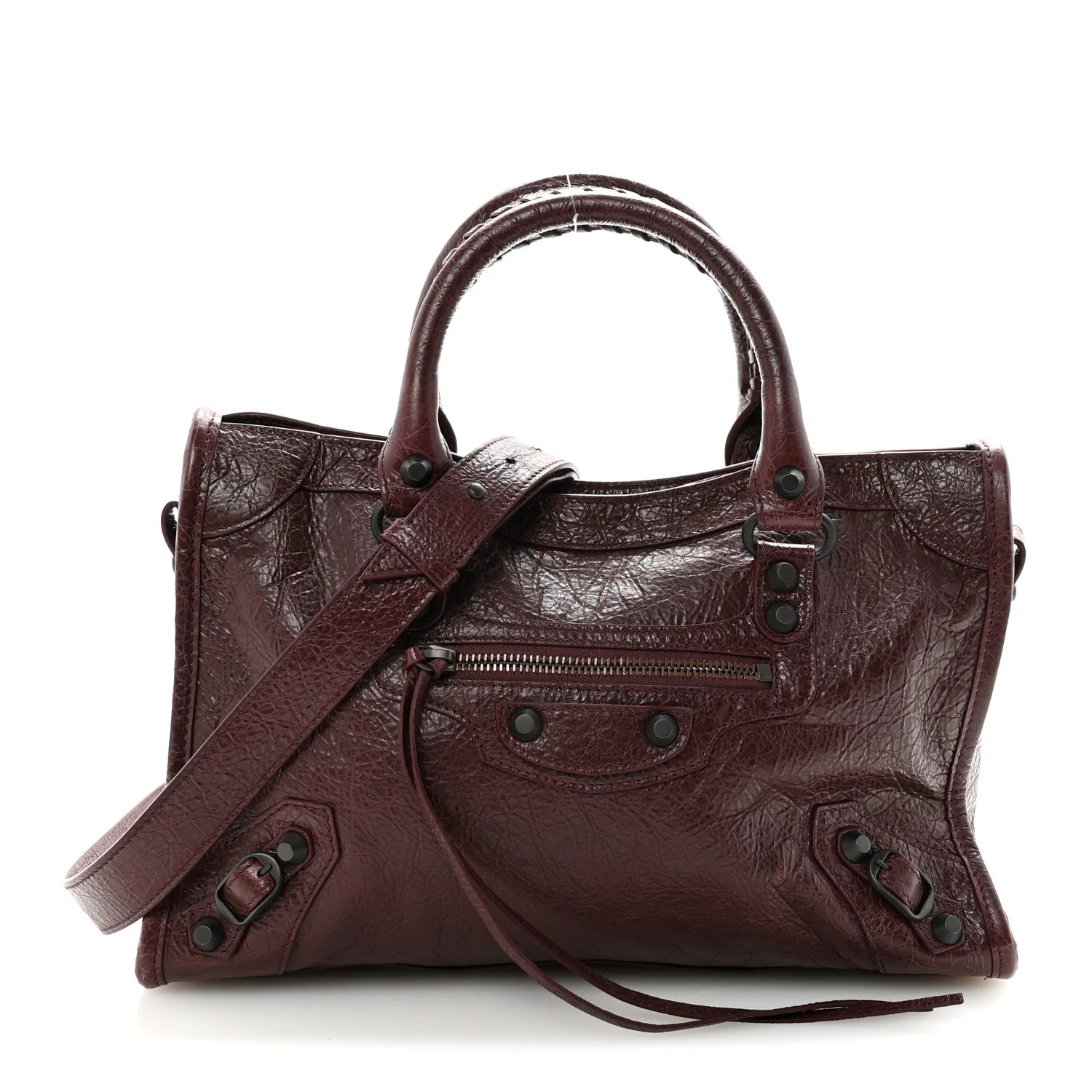 Agneau Arena Storico Classic Hardware Small Le City Dark Burgundy