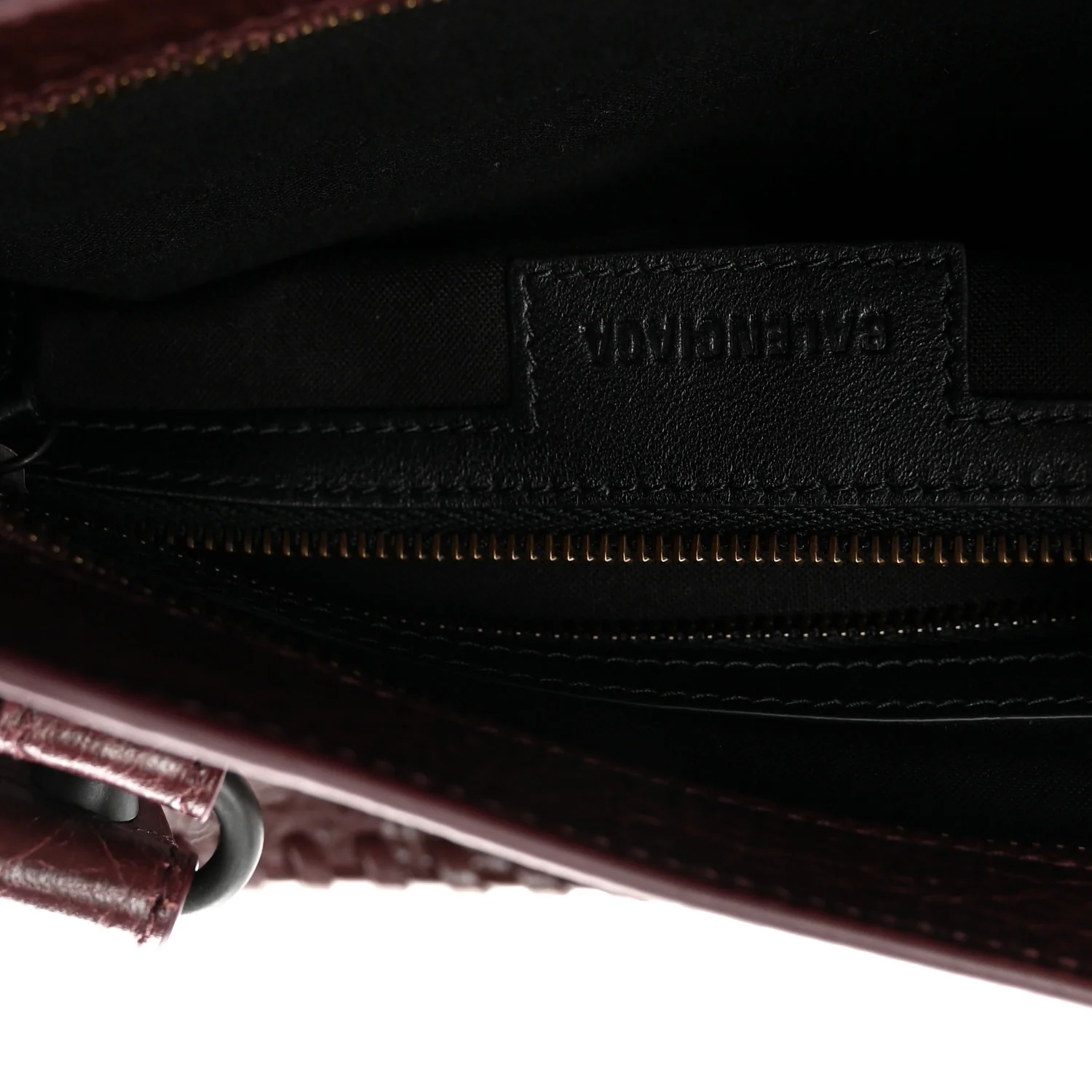 Agneau Arena Storico Classic Hardware Small Le City Dark Burgundy - Image 6