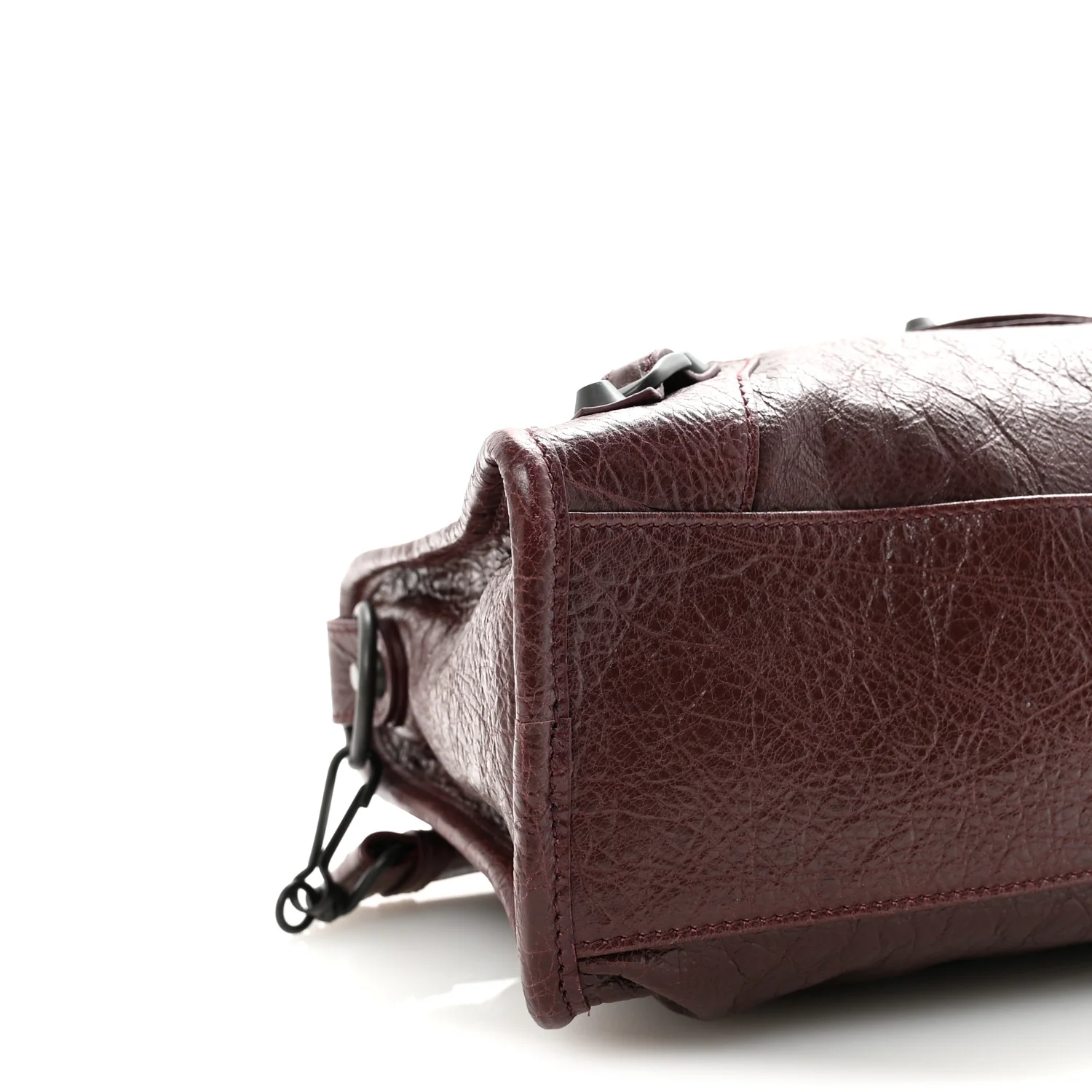 Agneau Arena Storico Classic Hardware Small Le City Dark Burgundy - Image 8