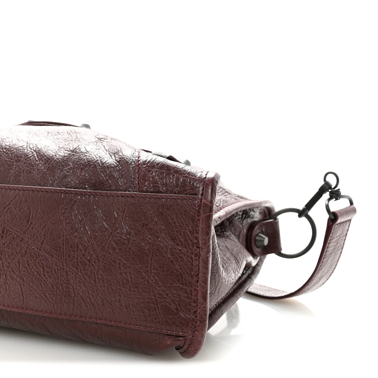 Agneau Arena Storico Classic Hardware Small Le City Dark Burgundy - Image 9
