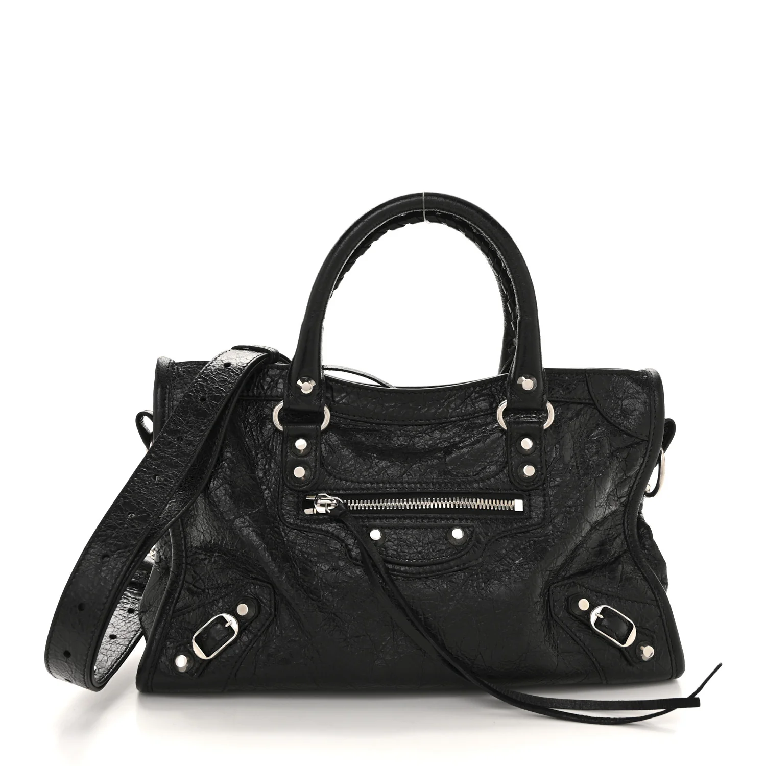 Agneau Arena Storico Silver Hardware Small Le City Black